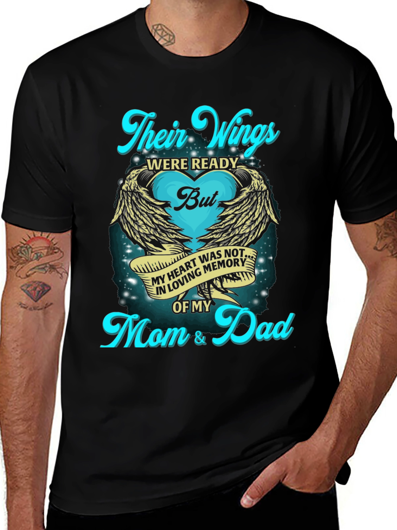 In Loving Memory T-Shirt, Mom & Dad Memorial Tee