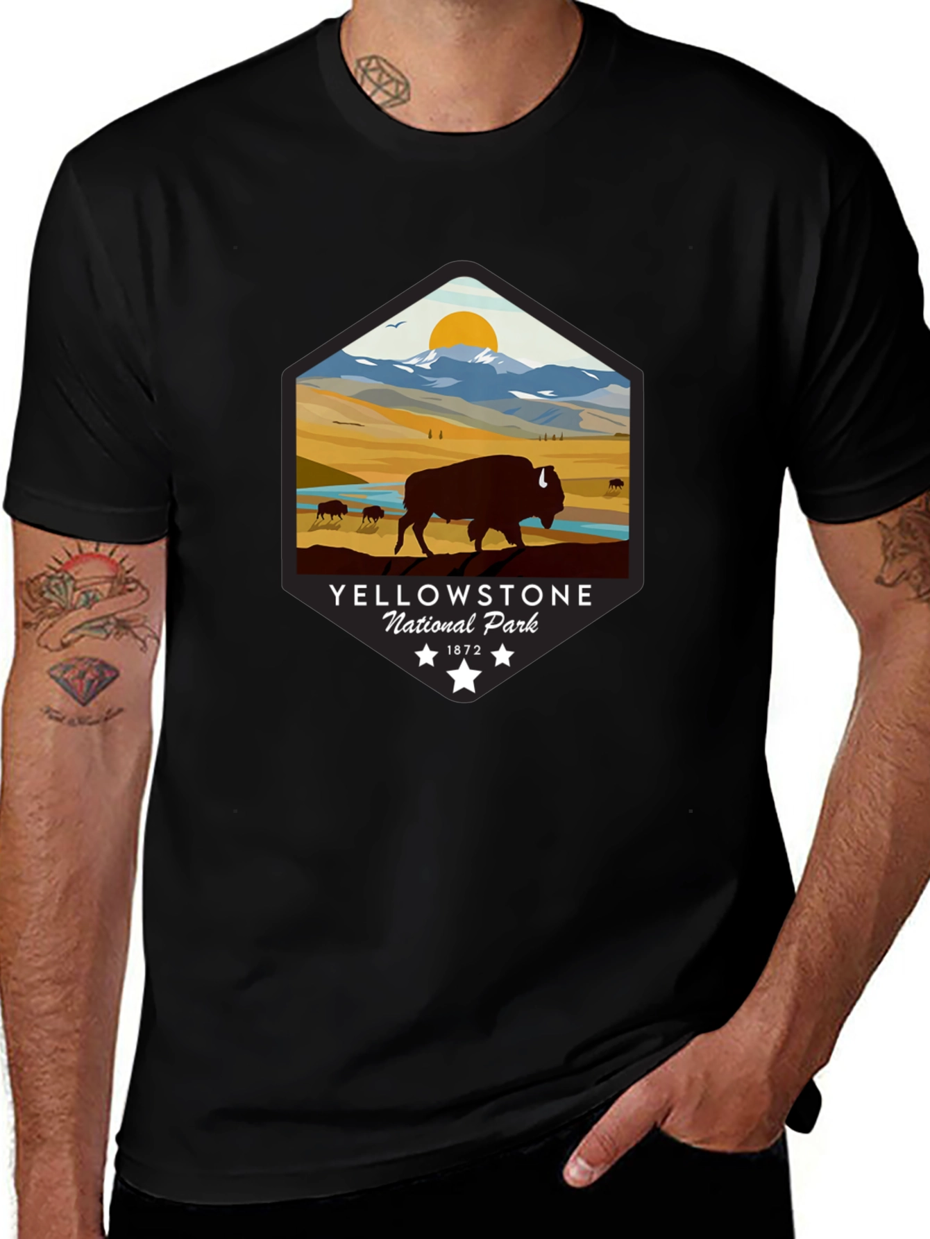 Variant 10 of Yellowstone National Park Graphic Tee