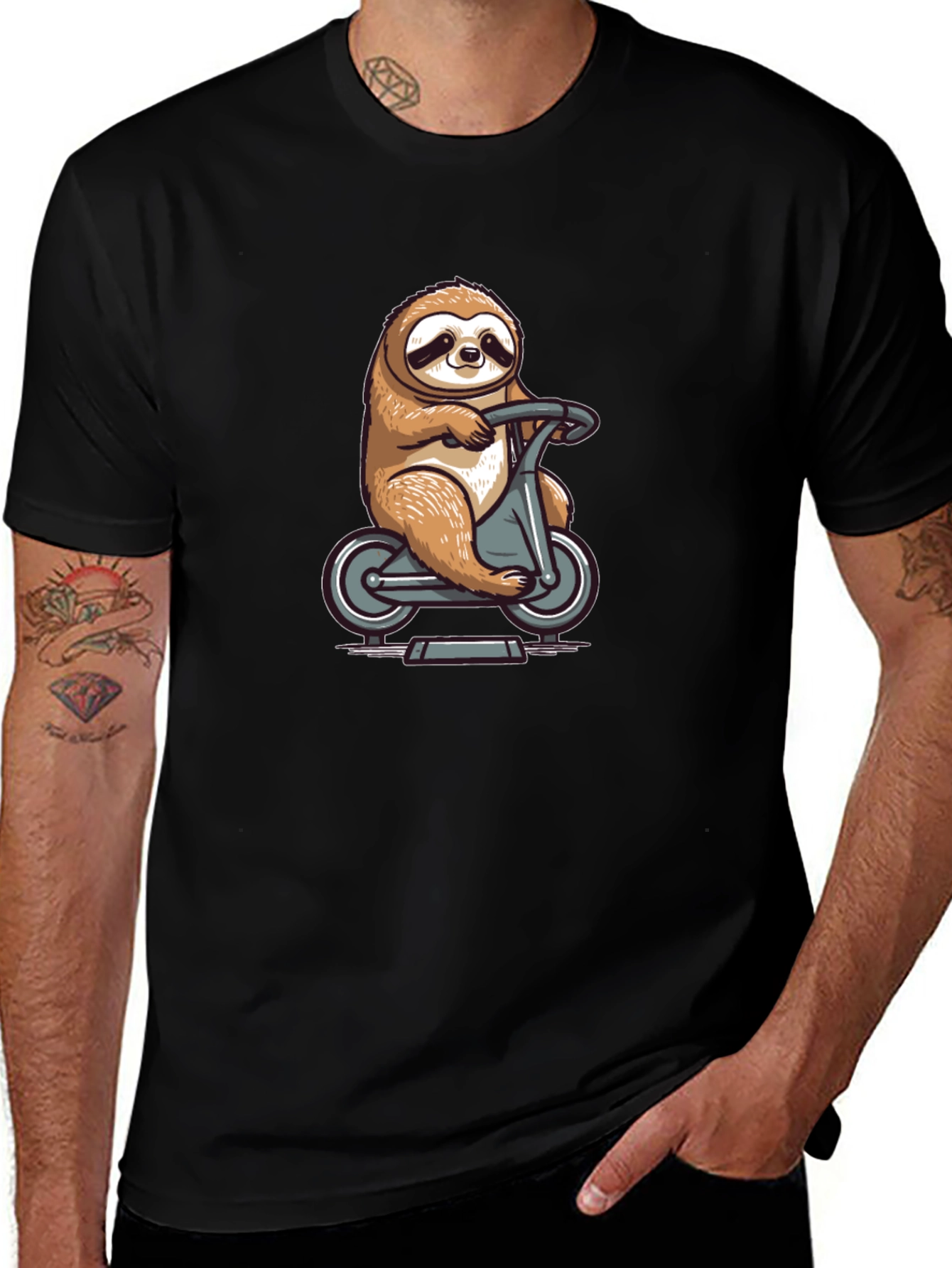 Variant 15 of Sloth on Scooter Graphic Tee - Unisex Casual Shirt