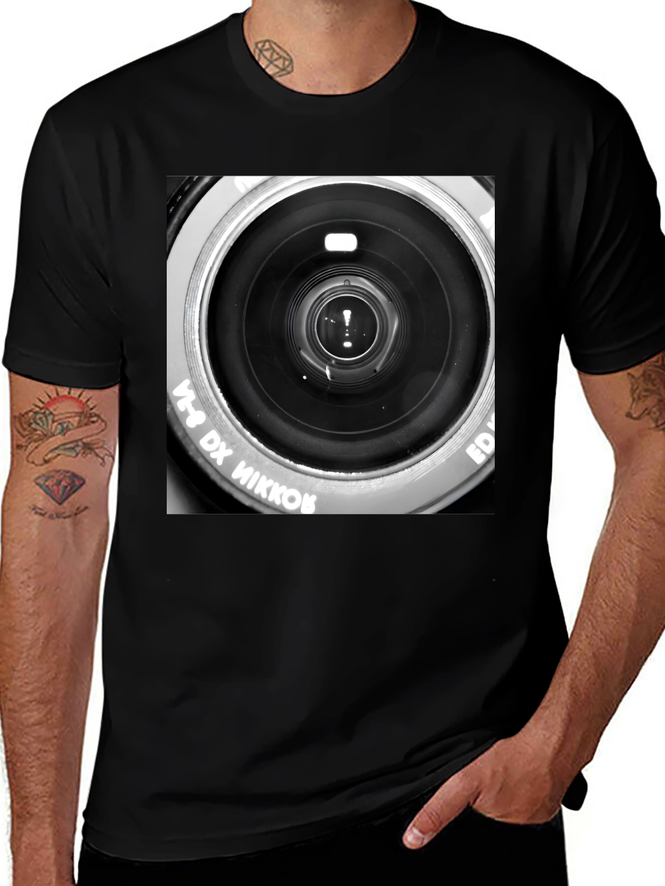 Variant 21 of Camera Lens Graphic T-Shirt - Photographer Apparel