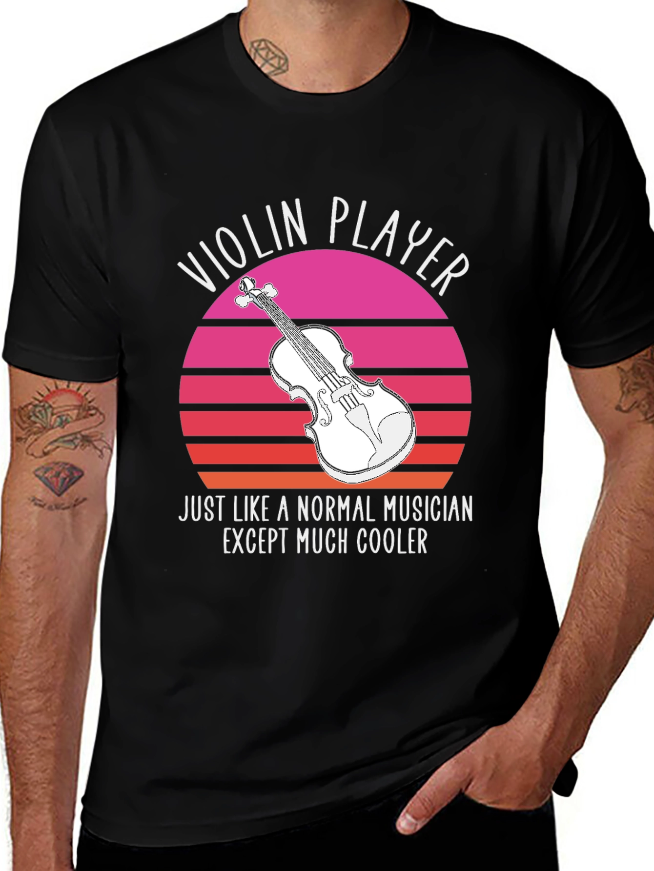 Violin Player T-Shirt - Musician Novelty Tee