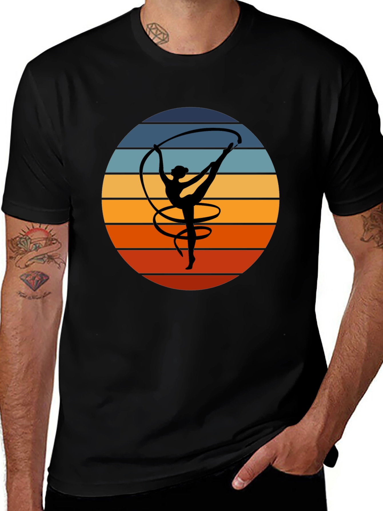 Variant 22 of Retro Rhythmic Gymnast T-Shirt