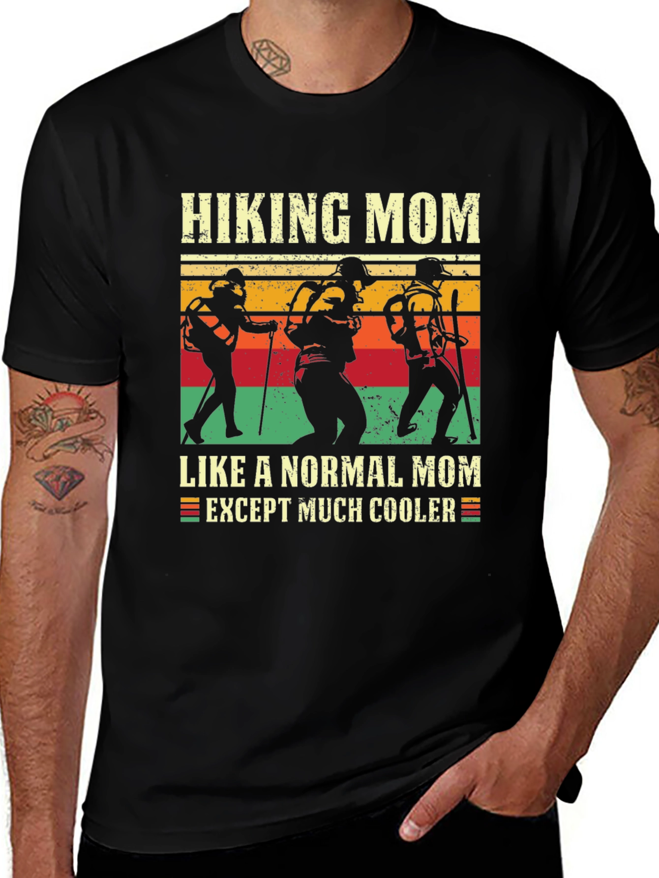 Variant 25 of Hiking Mom Graphic T-Shirt - Cool Mothers Day Gift