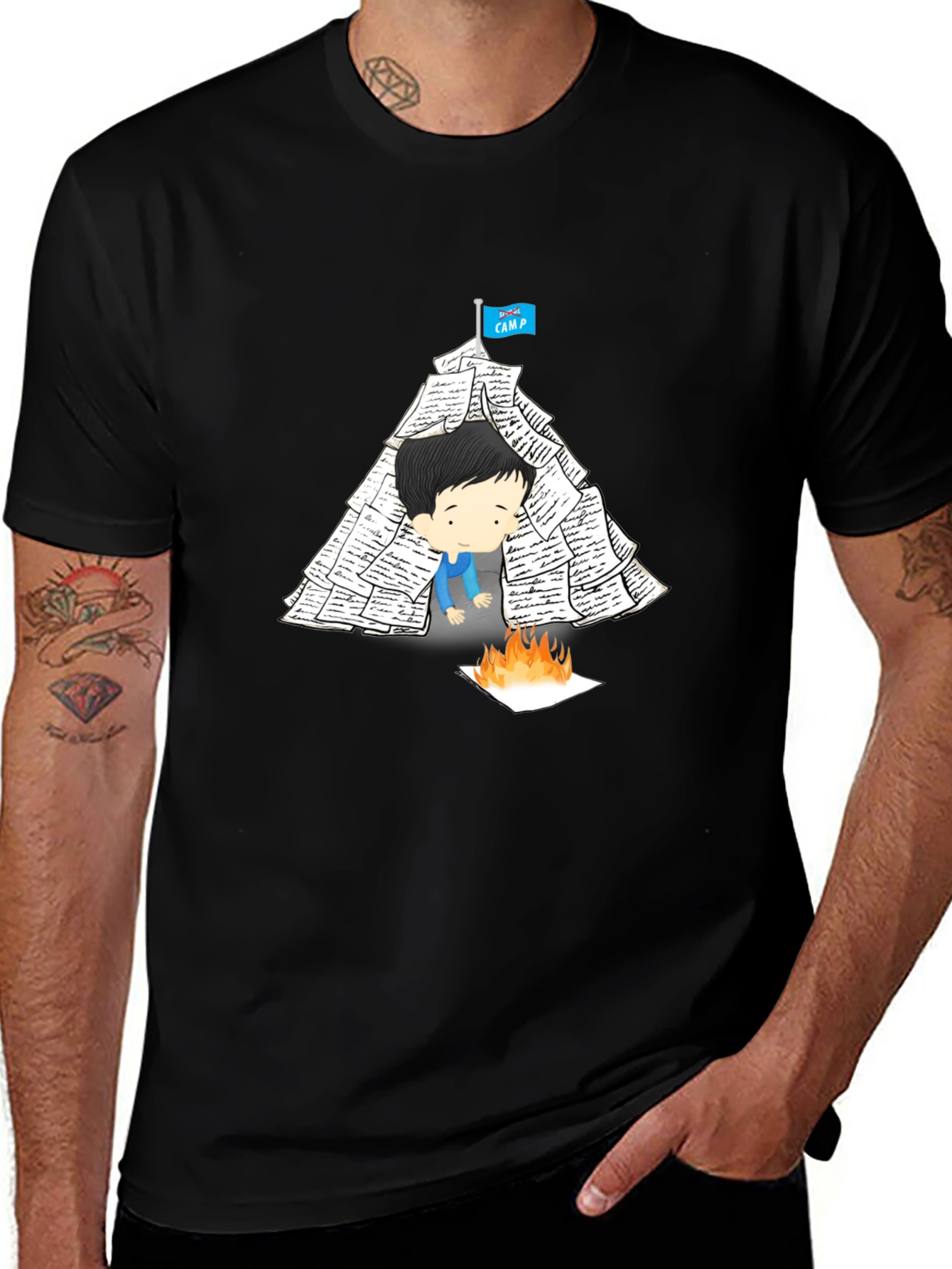 Campfire T-Shirt - Cozy and Unique Graphic Tee