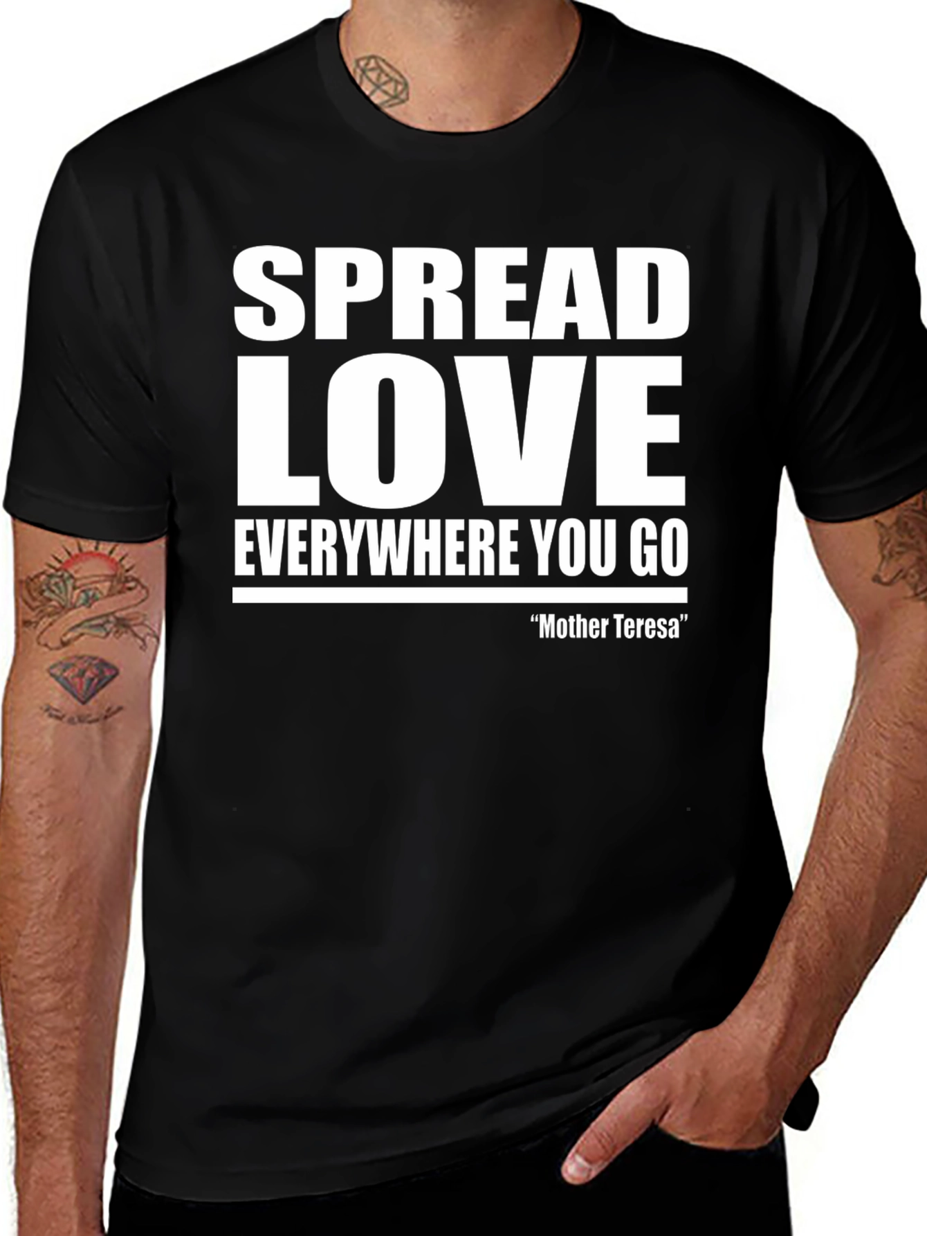 Variant 13 of Spread Love Graphic T-Shirt