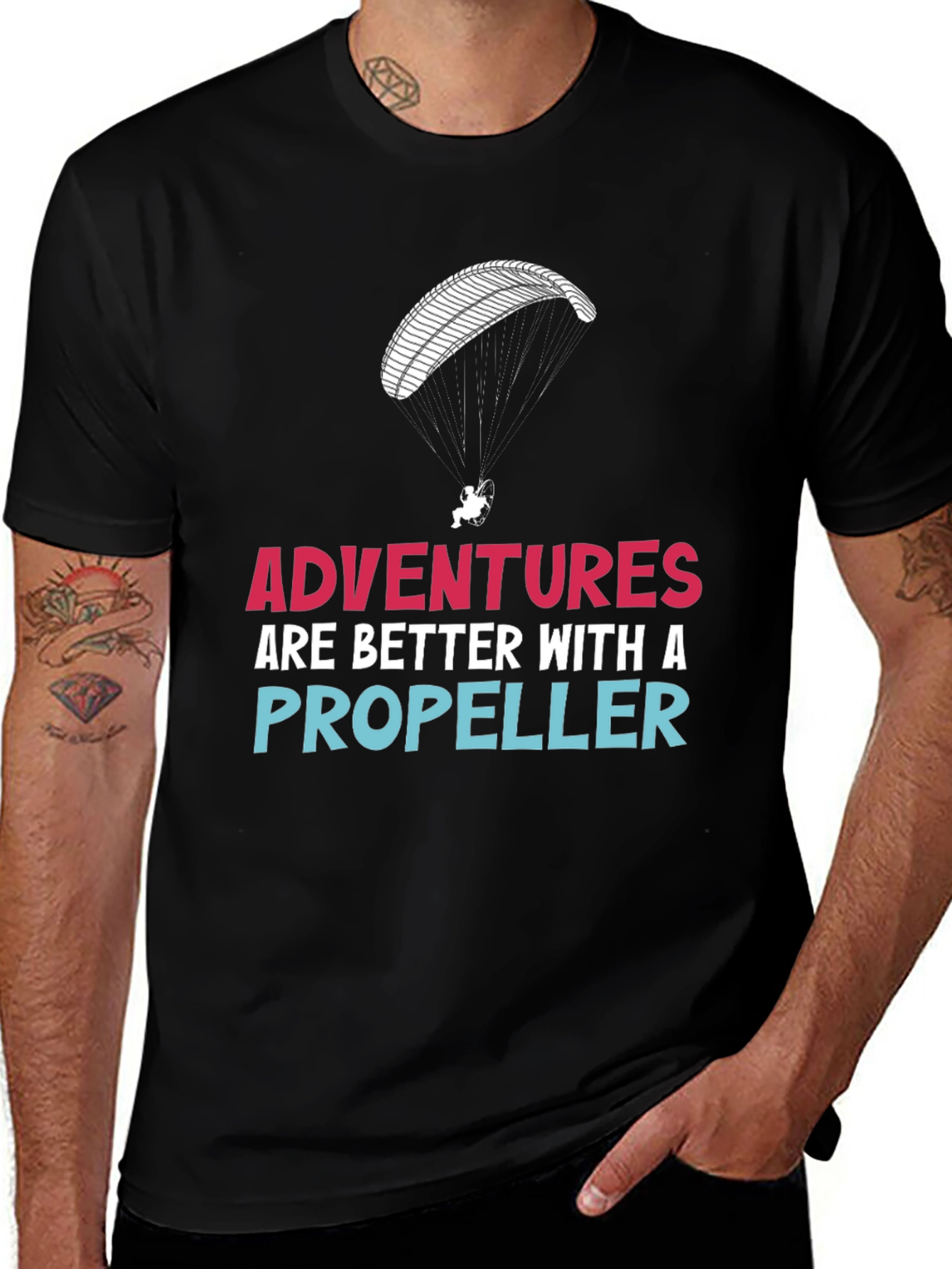 Variant 17 of Adventures are Better with a Propeller T-Shirt