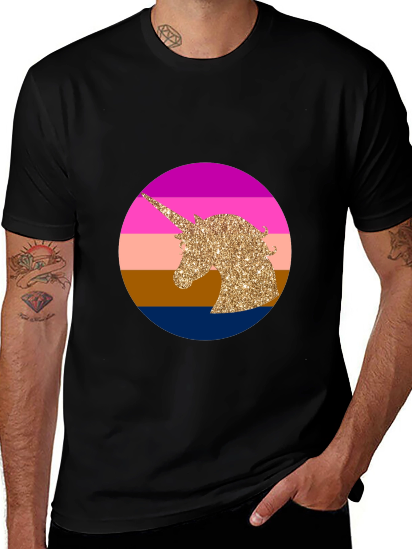 Variant 6 of Unicorn Sunset T-Shirt - Stylish Graphic Tee