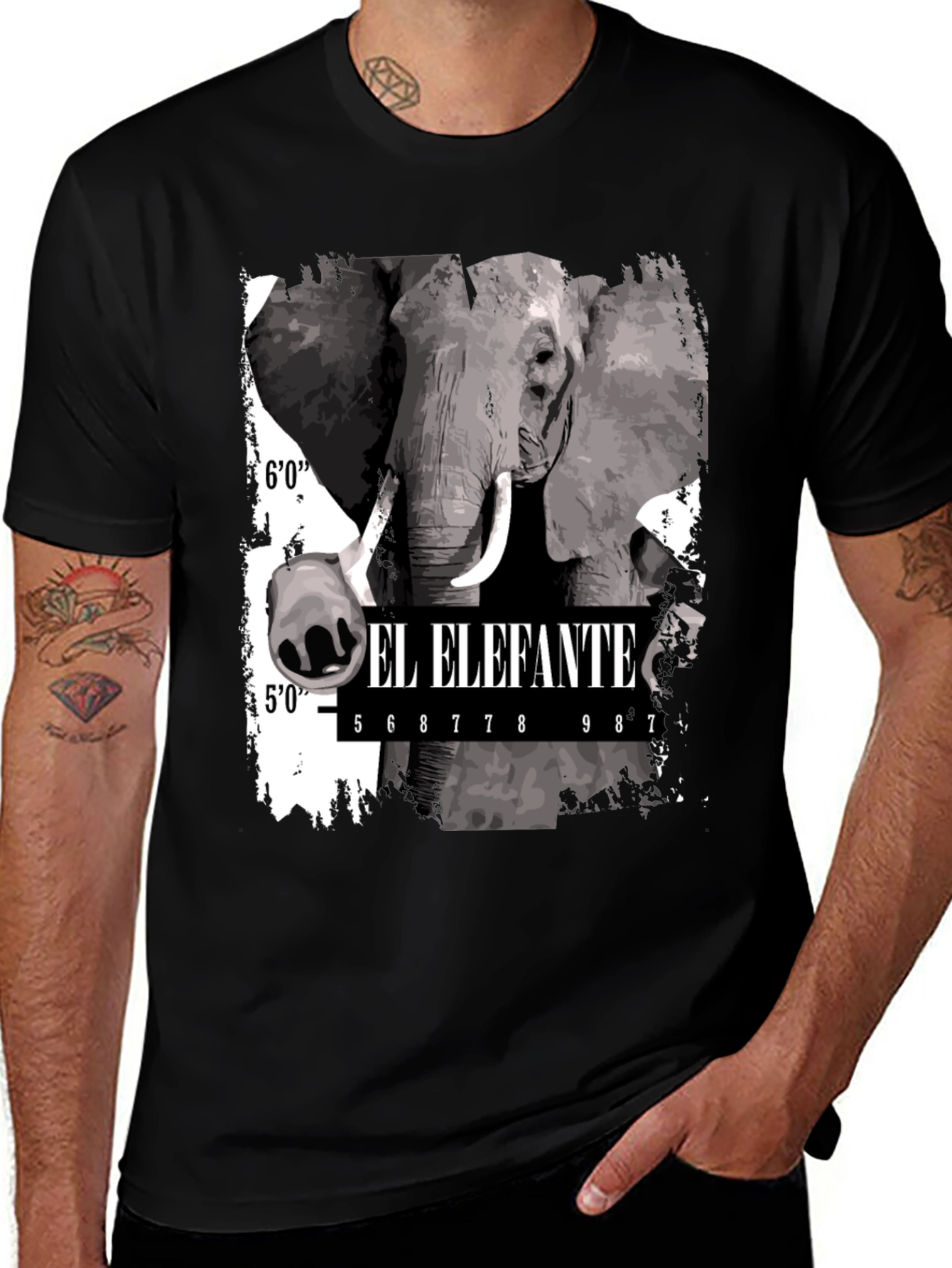 Variant 12 of El Elefante Graphic T-Shirt