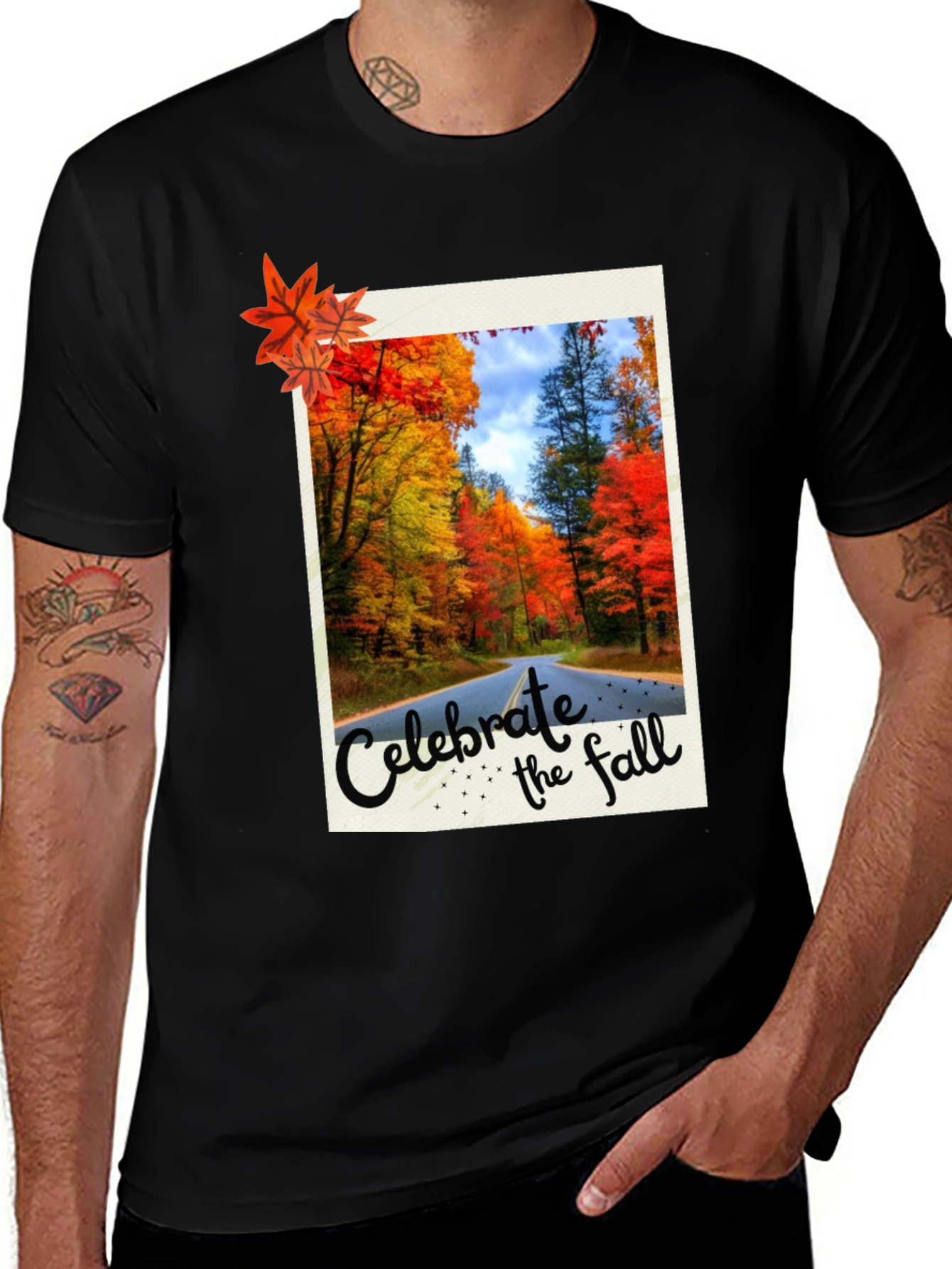 Variant 6 of Celebrate the Fall Graphic T-Shirt