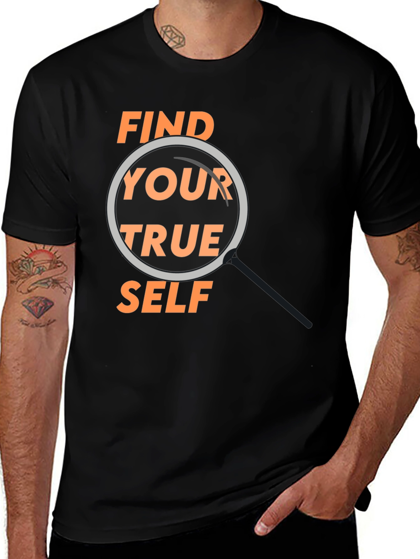 Variant 25 of Find Your True Self Graphic T-Shirt