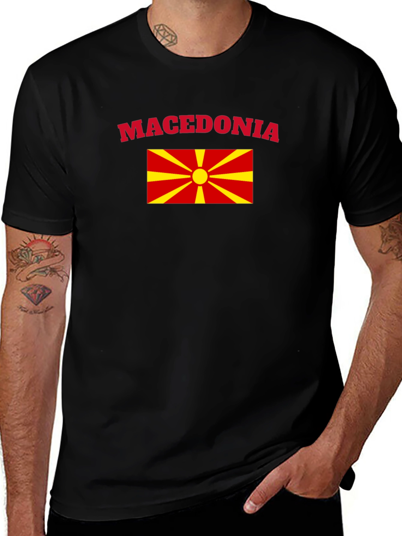 Macedonia Flag T-Shirt - Show Your Pride