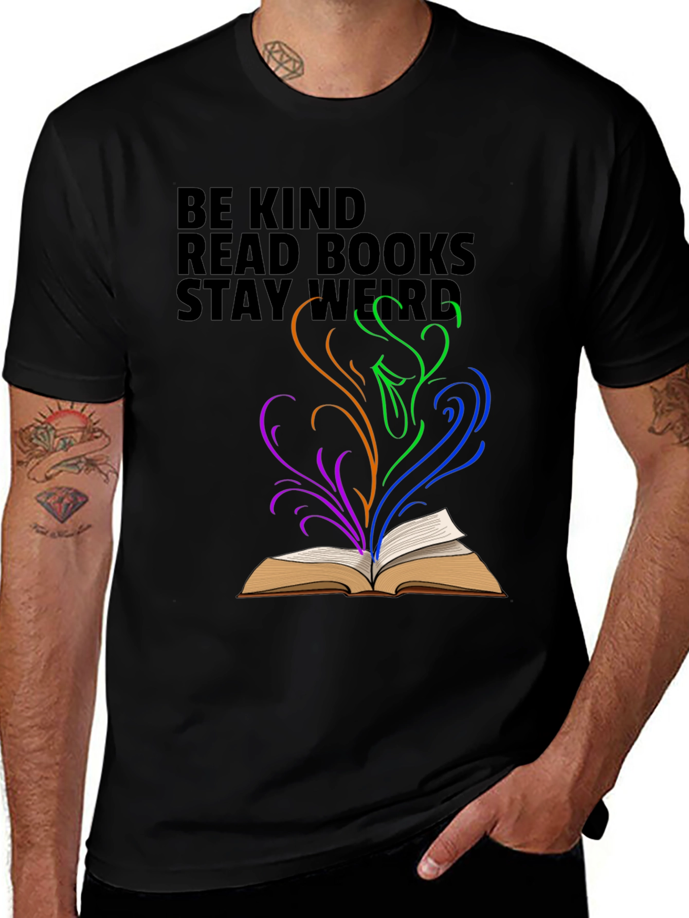 Variant 3 of Be Kind Read Books T-Shirt