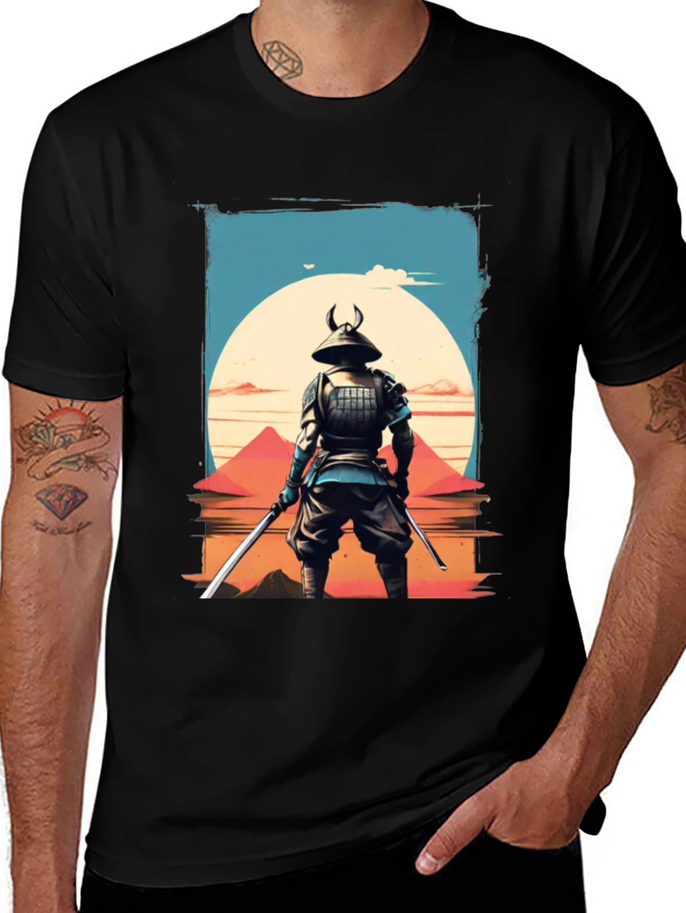 Variant 20 of Samurai Warrior T-Shirt - Japanese Art Graphic Tee