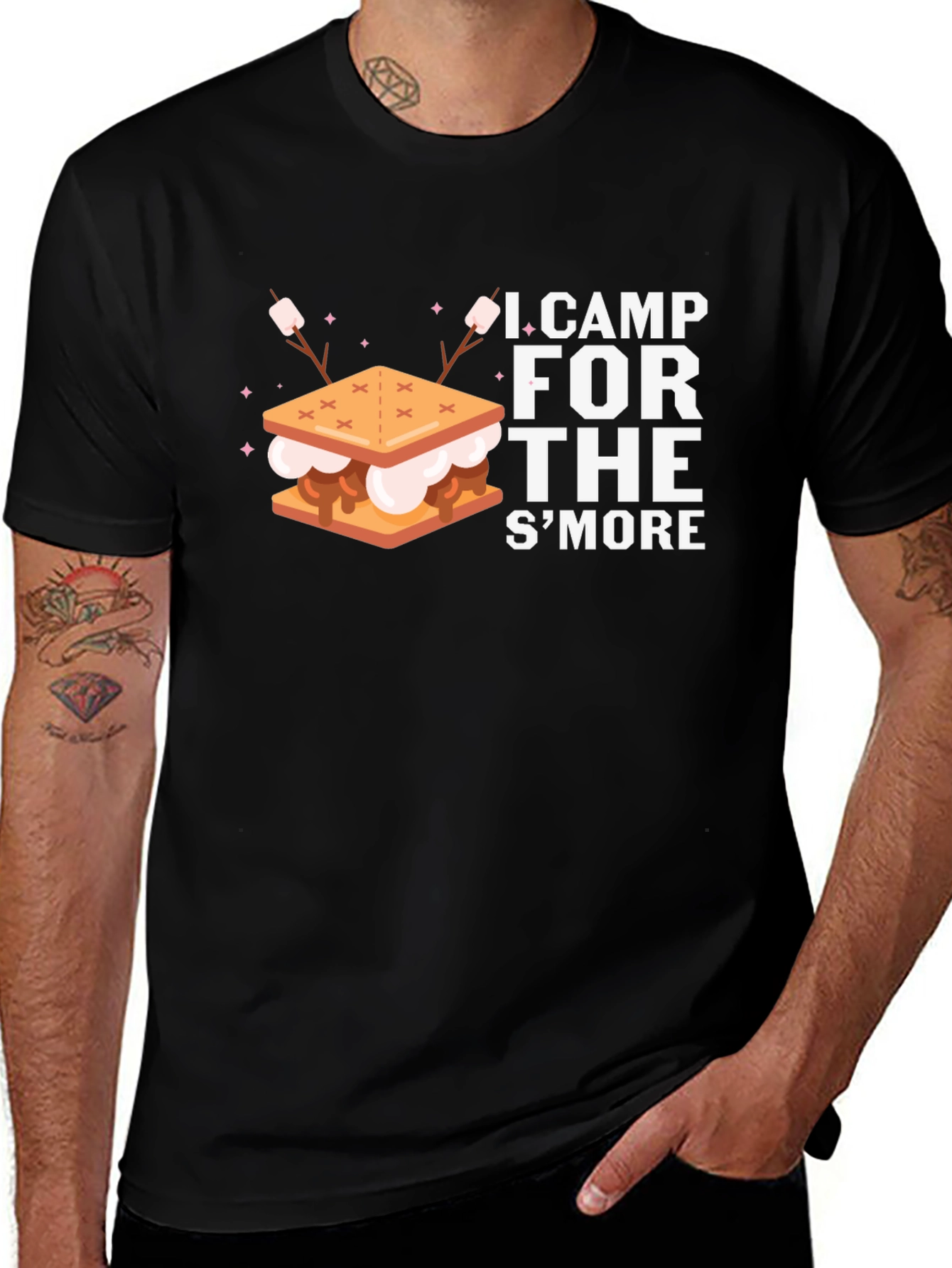 Variant 5 of I Camp For The S'more T-Shirt - Camping Tee