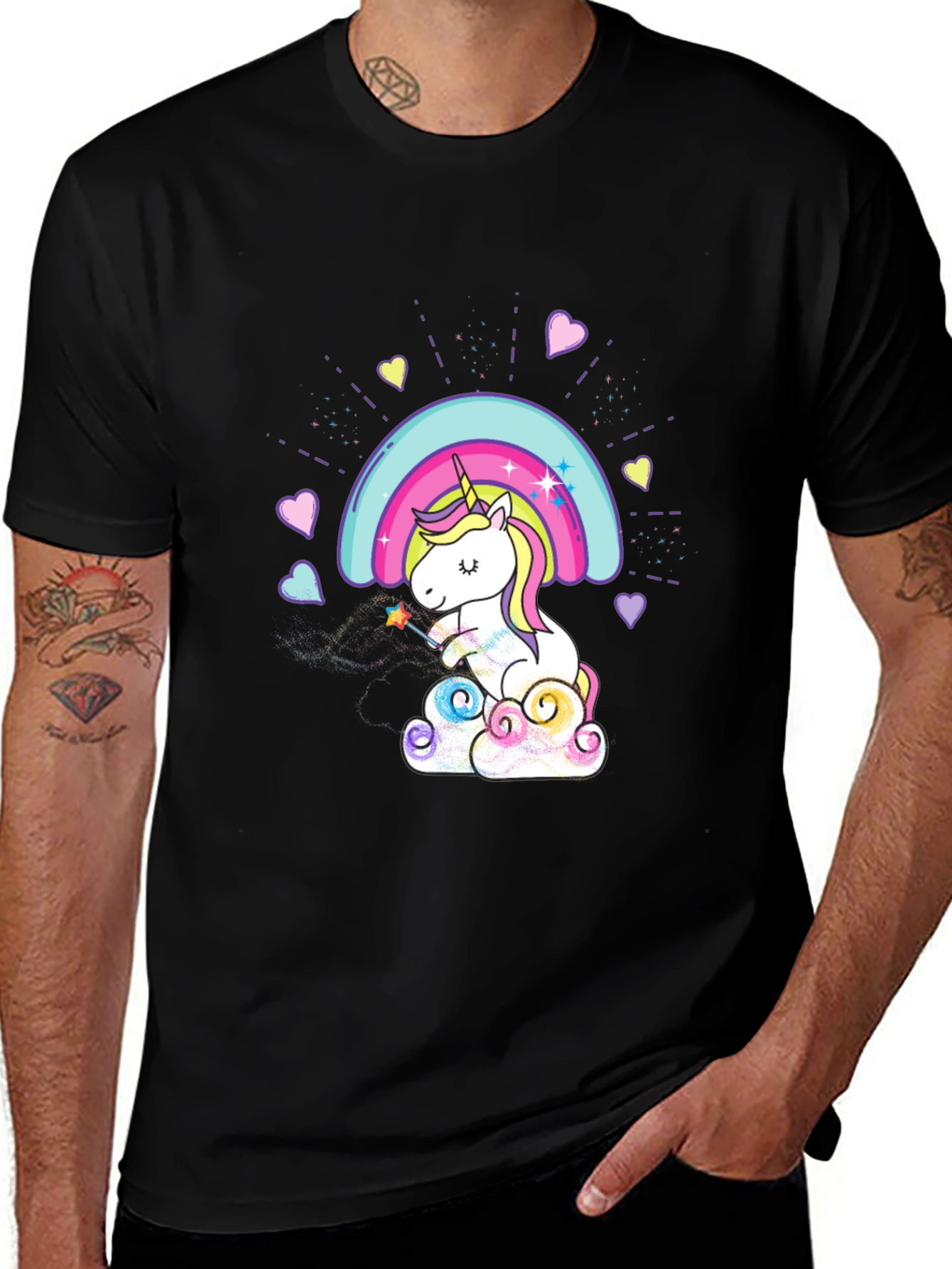 Variant 11 of Unicorn Rainbow T-Shirt - Cute Graphic Tee