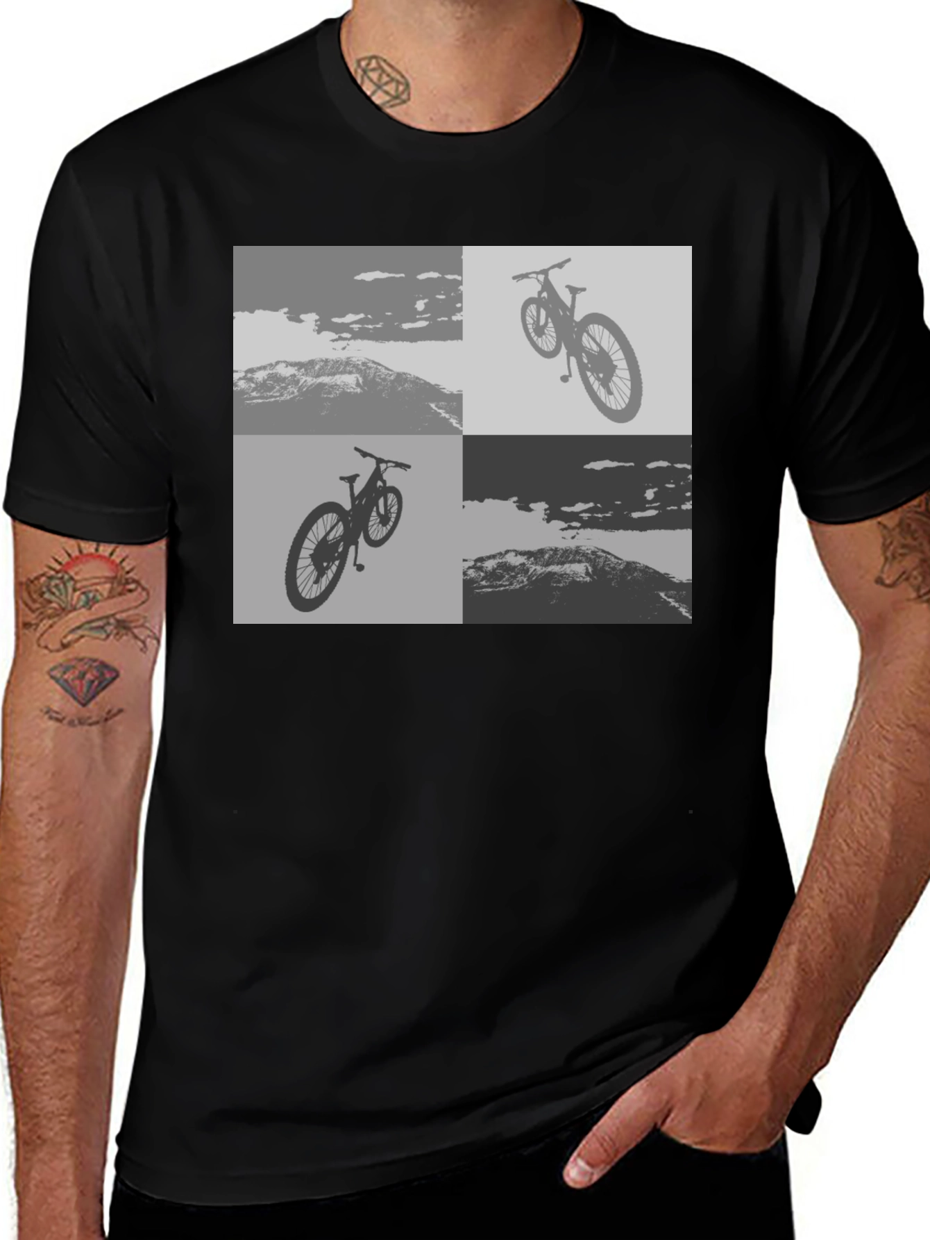 Variant 21 of Mountain Bike T-Shirt - Adventure Ready