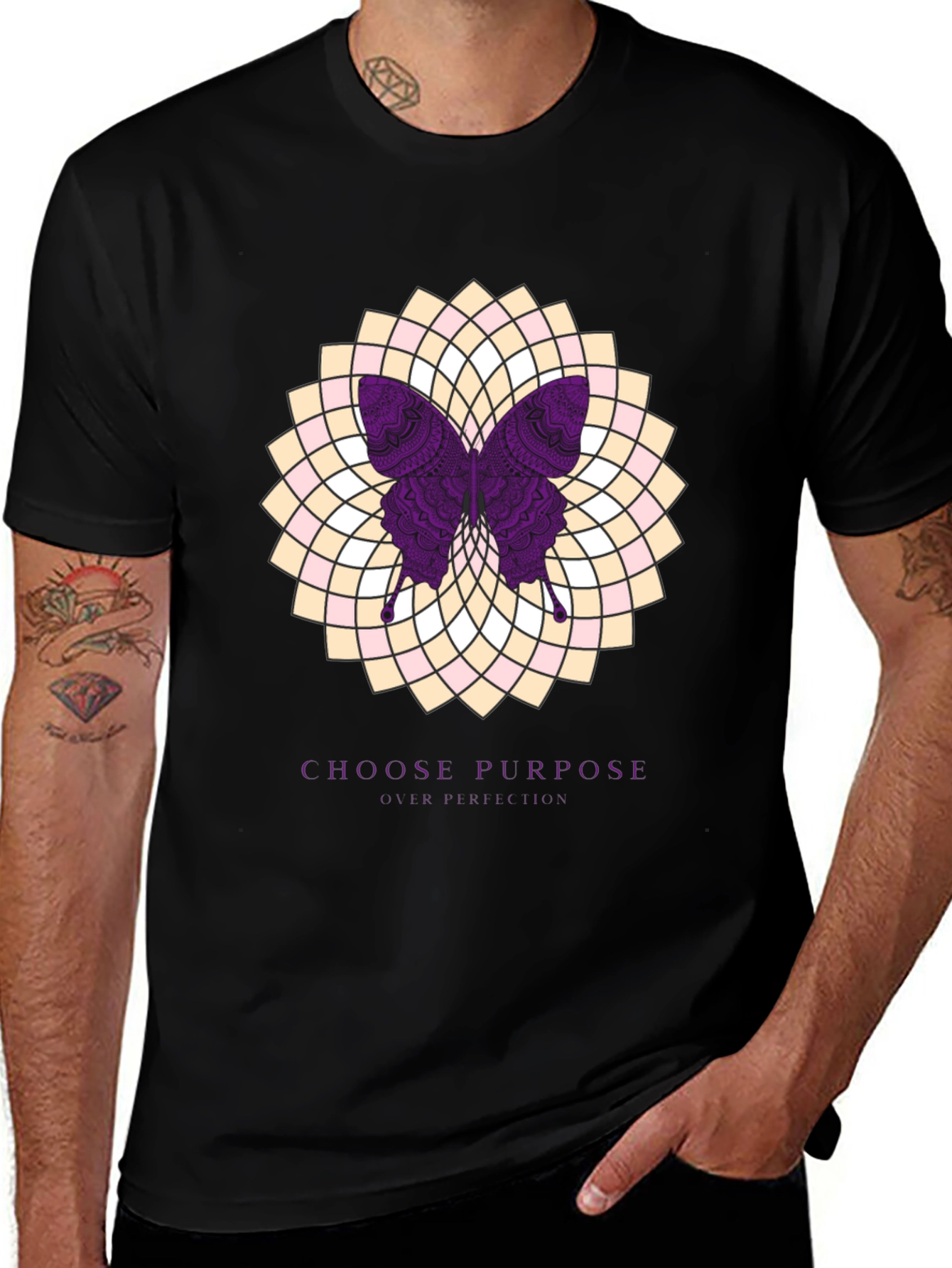 Variant 20 of Butterfly Purpose Graphic T-Shirt - Choose Purpose