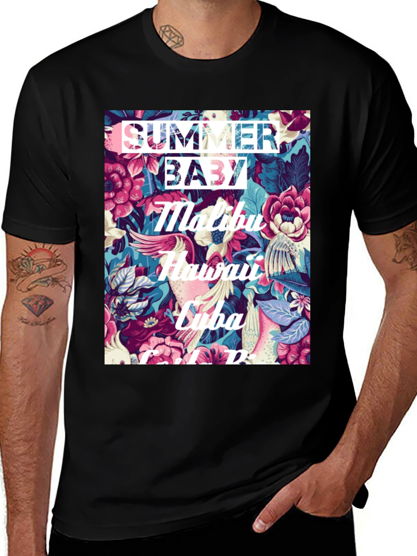 Variant 22 of Summer Baby Floral Graphic T-Shirt