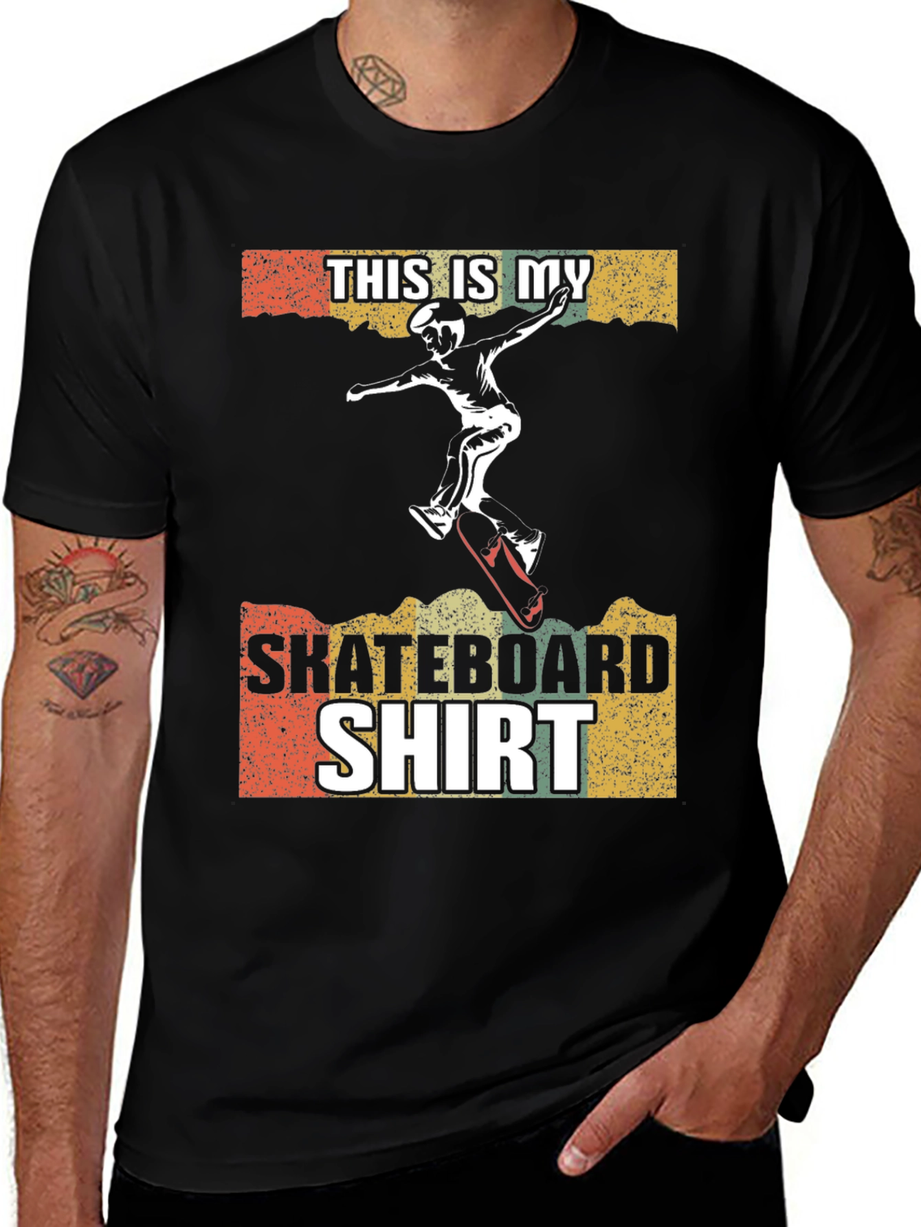 Variant 25 of Skateboard Shirt - Retro Vintage Skateboarding Tee