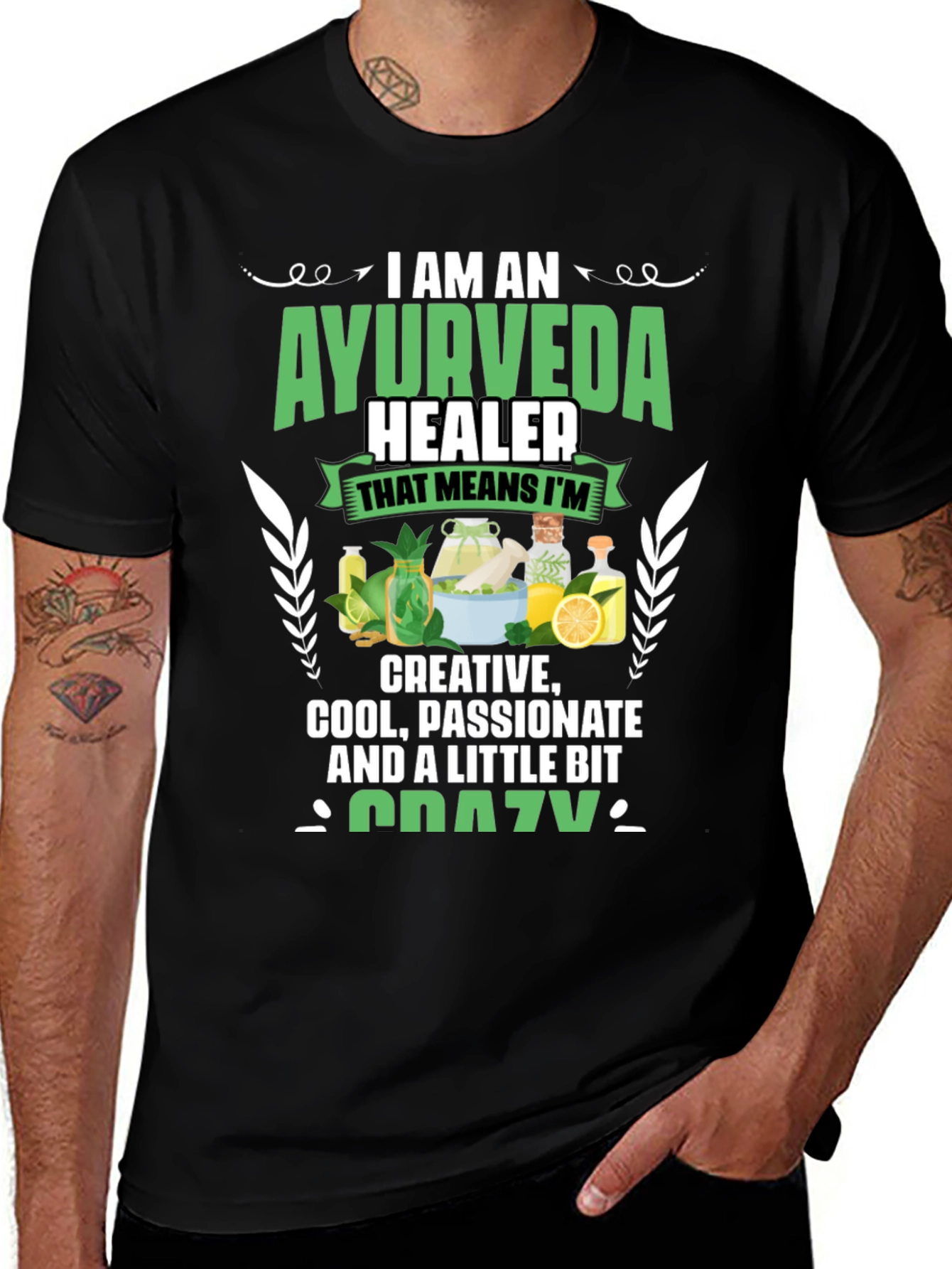 Ayurveda Healer T-Shirt - Creative, Cool & Passionate