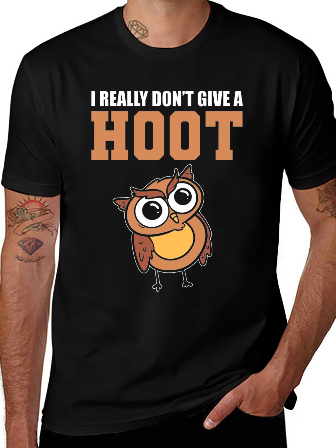 Variant 18 of I Really Don't Give a Hoot Owl T-Shirt