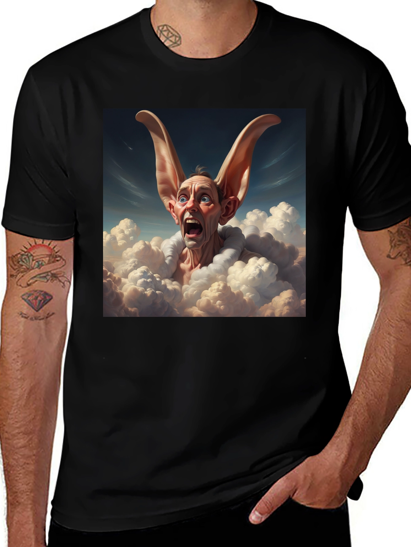 Variant 19 of Surreal Cloudscape Creature T-Shirt