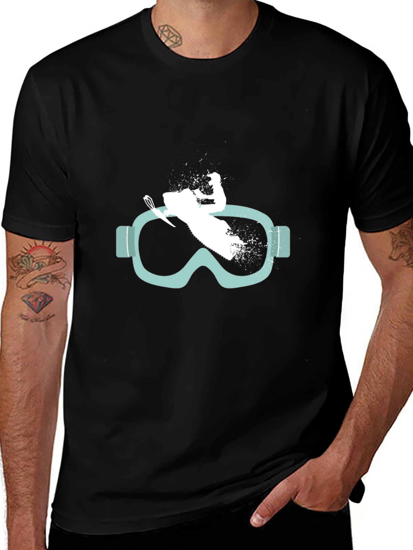 Variant 25 of Ski Goggles T-Shirt - Stylish Winter Sports Tee