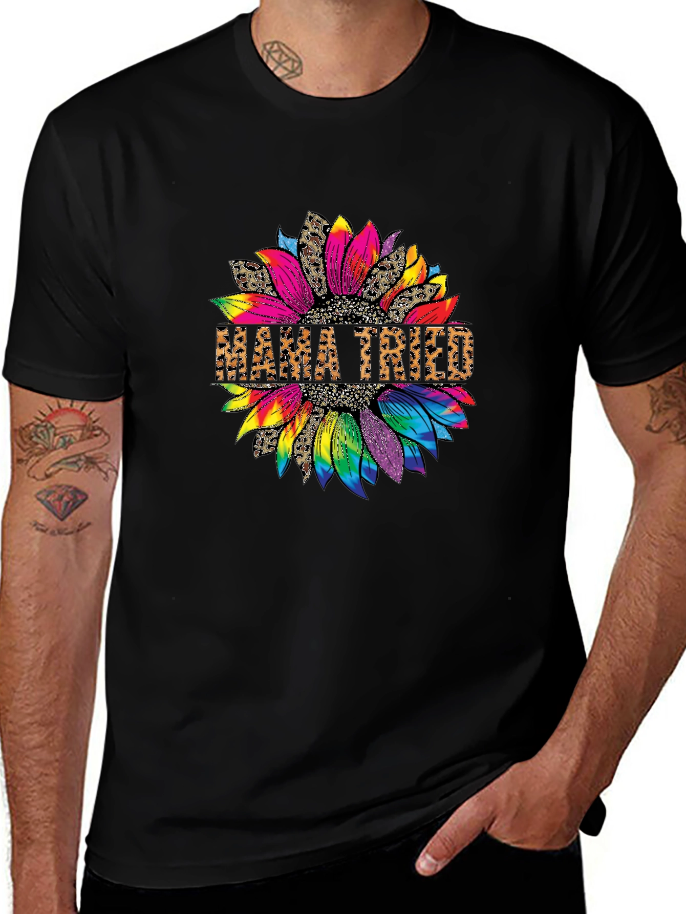 Variant 11 of Mama Tried Sunflower Graphic T-Shirt