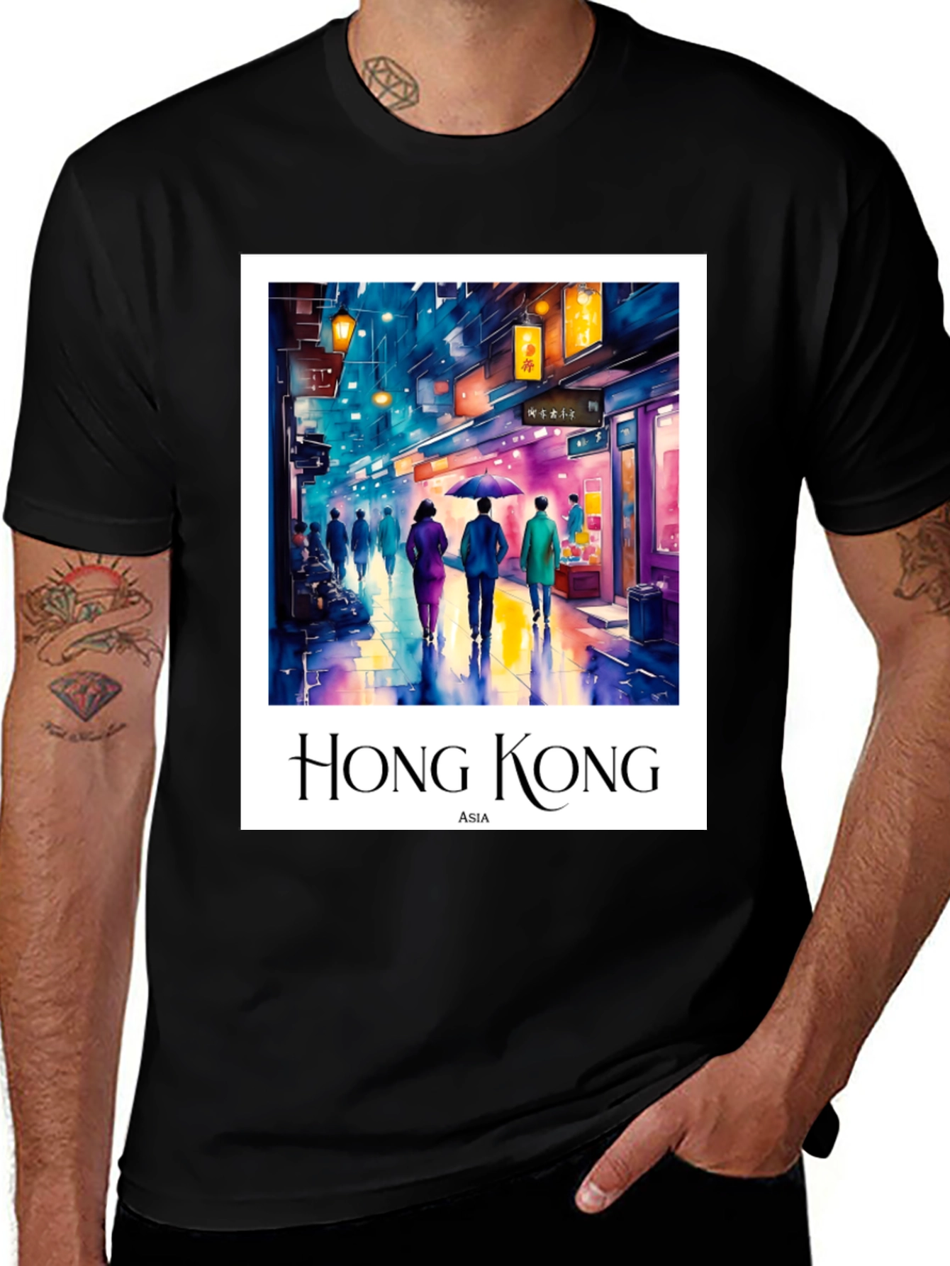 Hong Kong Asia Tee - Stylish Streetwear