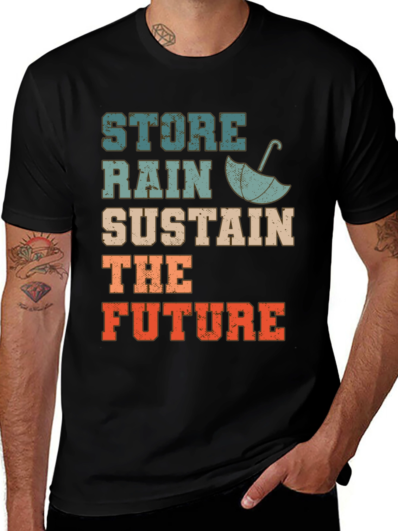Variant 25 of Store Rain Sustain The Future Graphic Tee