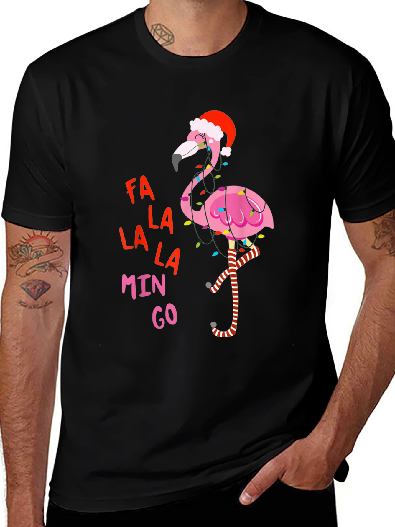 Variant 5 of Fa La La Mingo Christmas T-Shirt