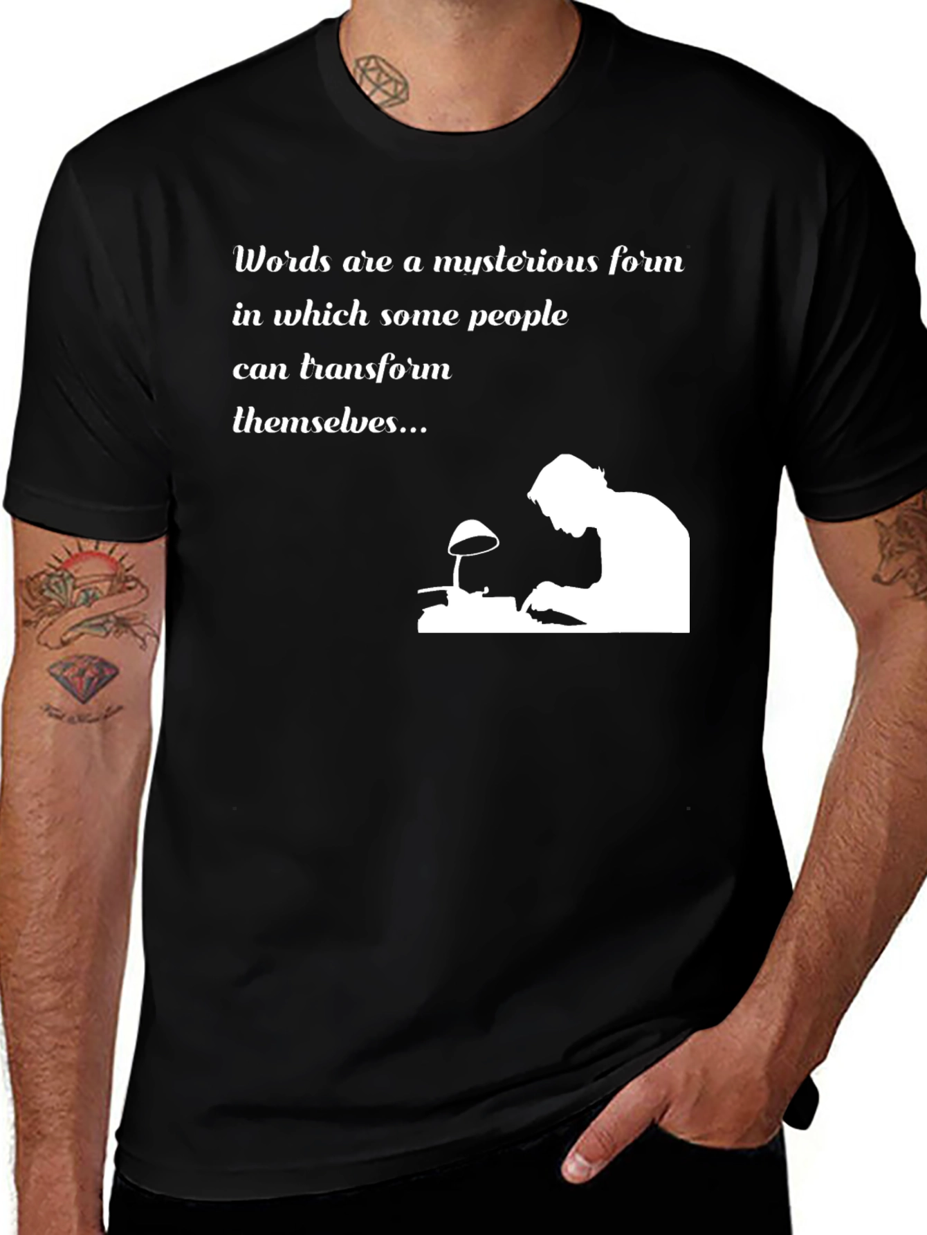 Words Transform T-Shirt - Inspirational Writer Design