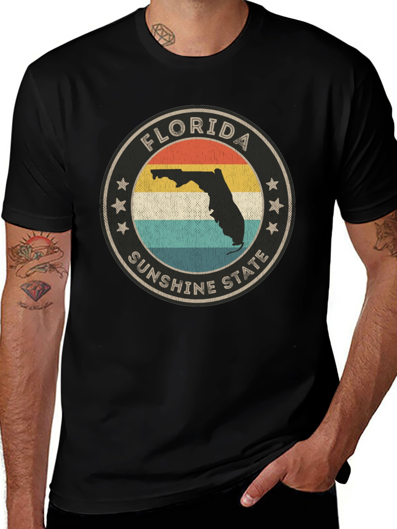 Florida Sunshine State Retro Graphic Tee