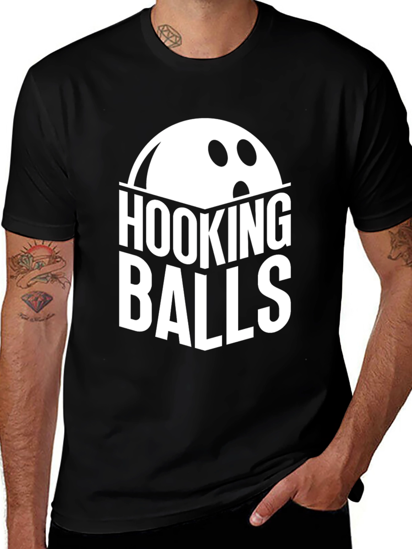 Variant 26 of Hooking Balls Bowling T-Shirt
