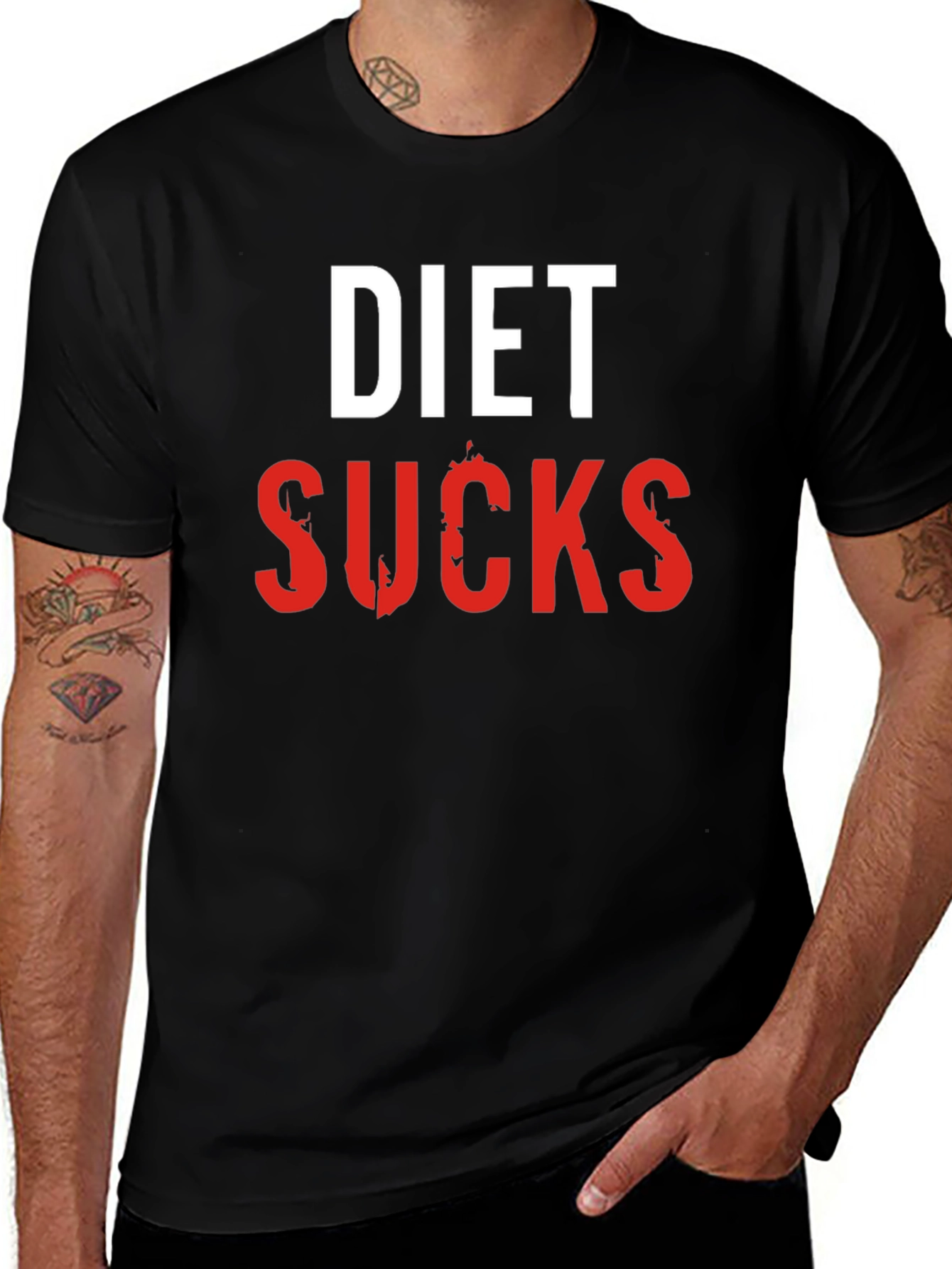 Variant 7 of Diet Sucks Graphic Tee - Unisex Casual T-Shirt