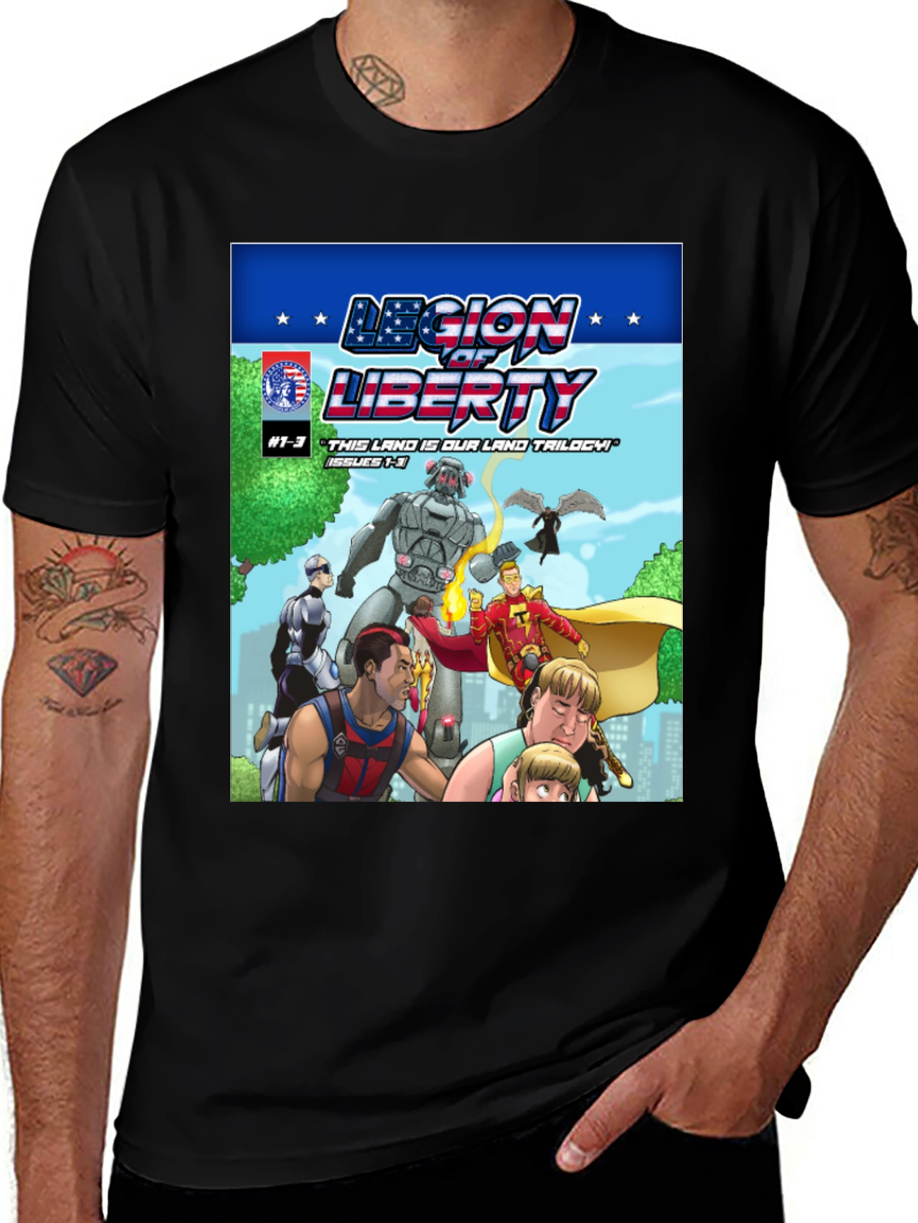 Variant 6 of Legion of Liberty Graphic T-Shirt