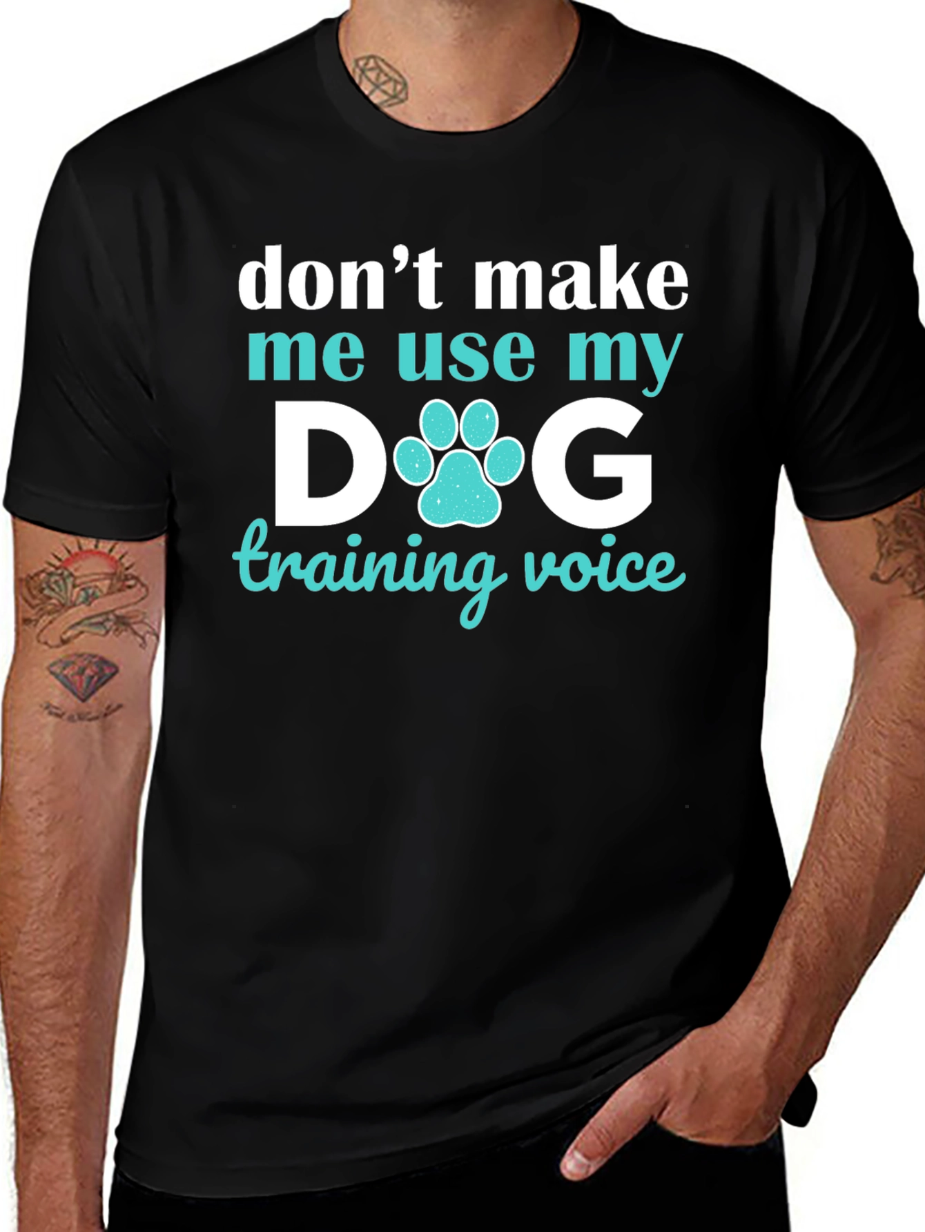 Variant 11 of Dog Training Voice T-Shirt - Funny Dog Lover Tee