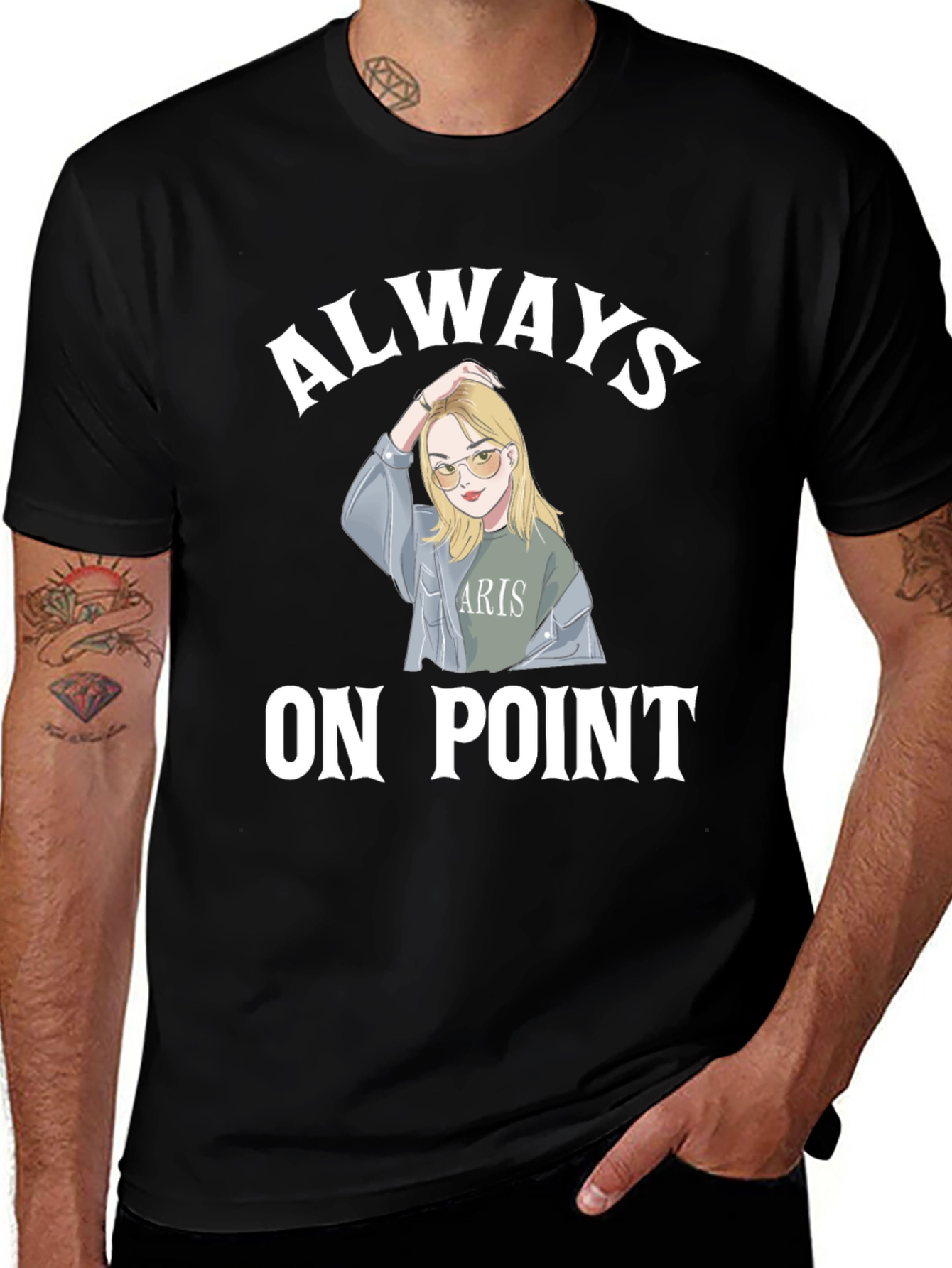 Variant 7 of Always On Point Graphic Tee