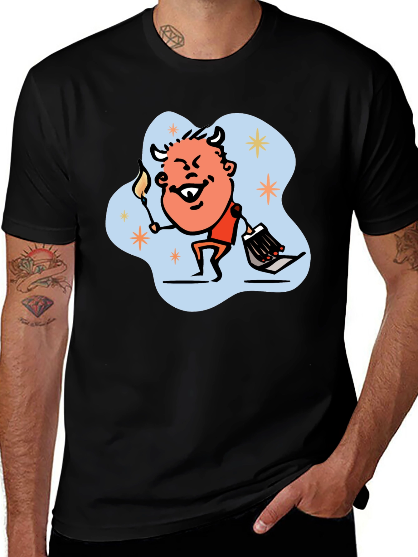 Variant 20 of Devil with Match T-Shirt