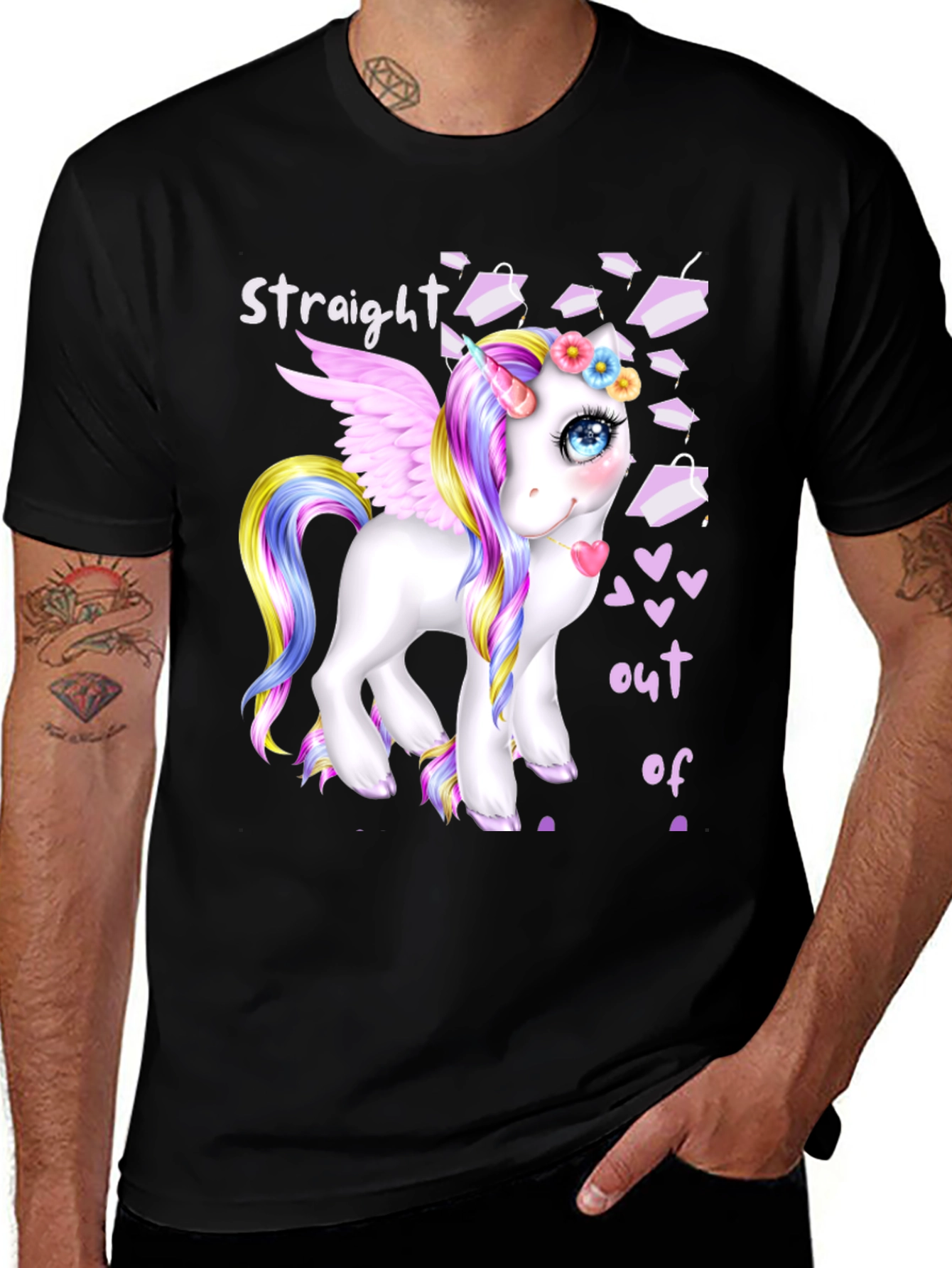 Variant 15 of Unicorn Graphic T-Shirt - Straight Out Of Cute!