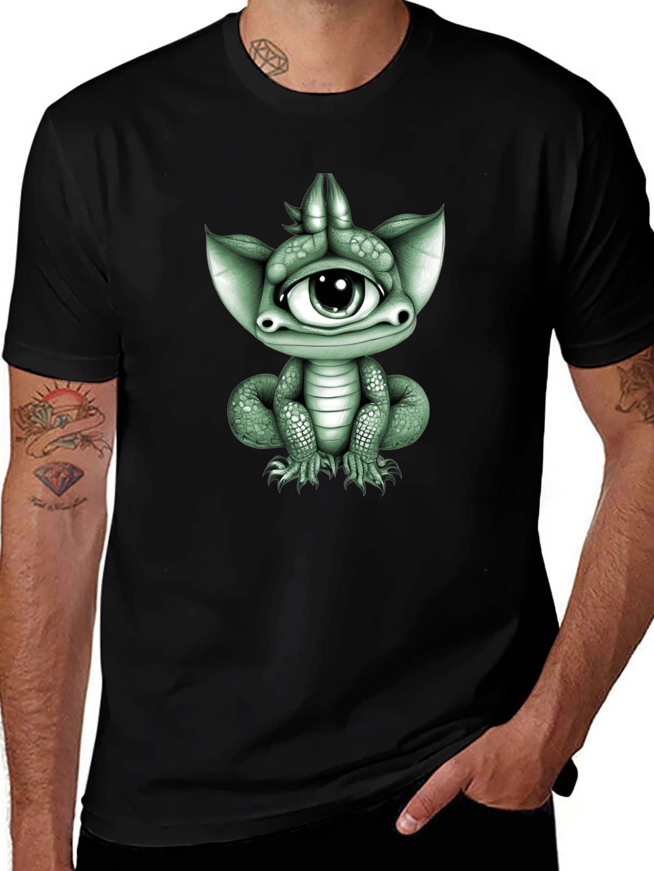 Variant 21 of Mystical One-Eyed Dragon T-Shirt