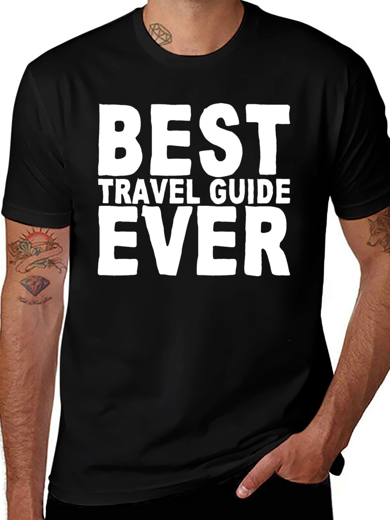 Variant 22 of Best Travel Guide Ever Graphic T-Shirt