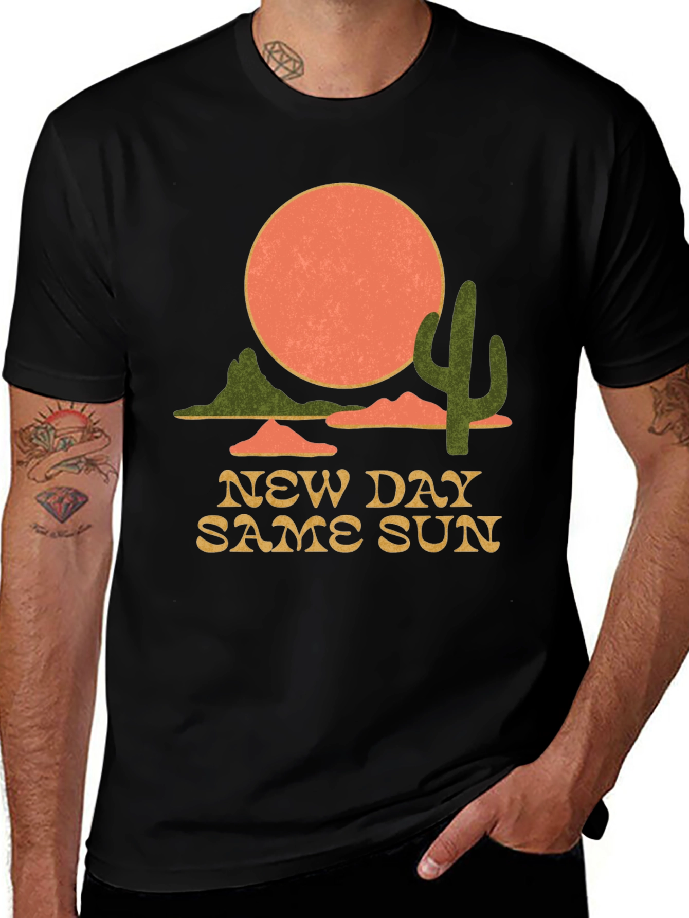 Variant 26 of New Day Same Sun Graphic Tee