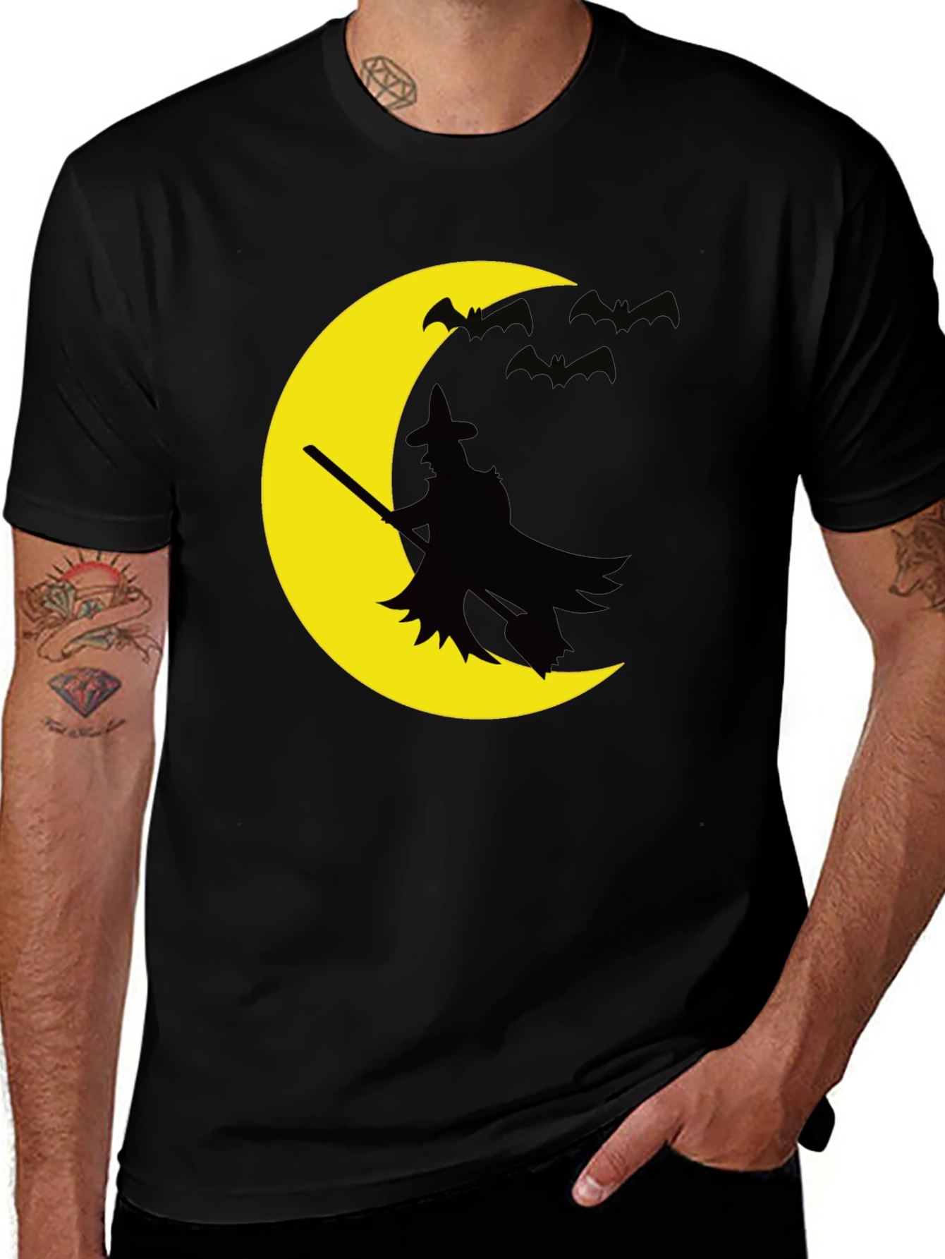 Variant 22 of Halloween Witch Moon Graphic T-Shirt