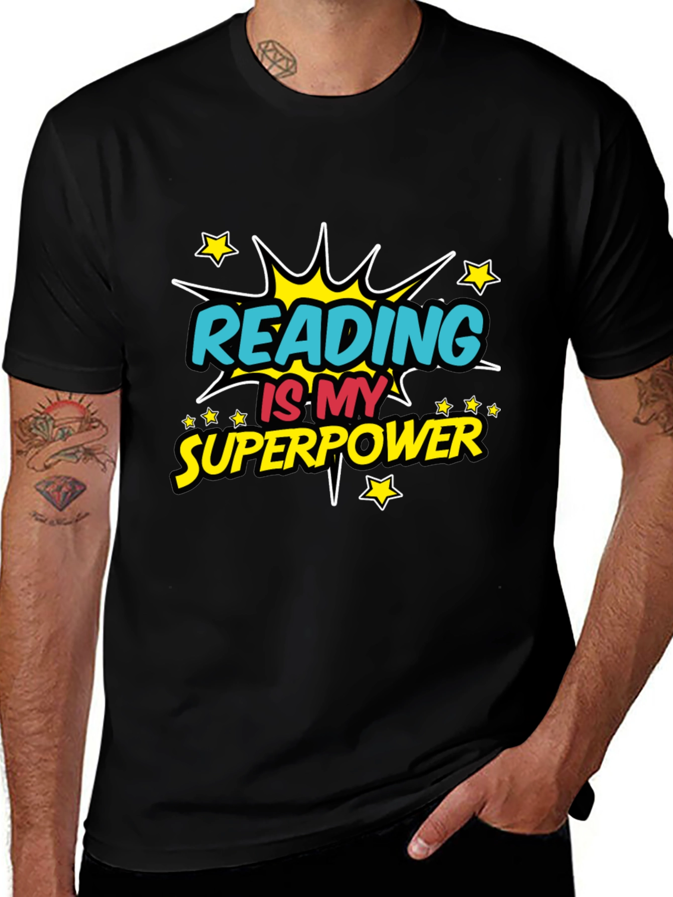 Reading is My Superpower Graphic Tee