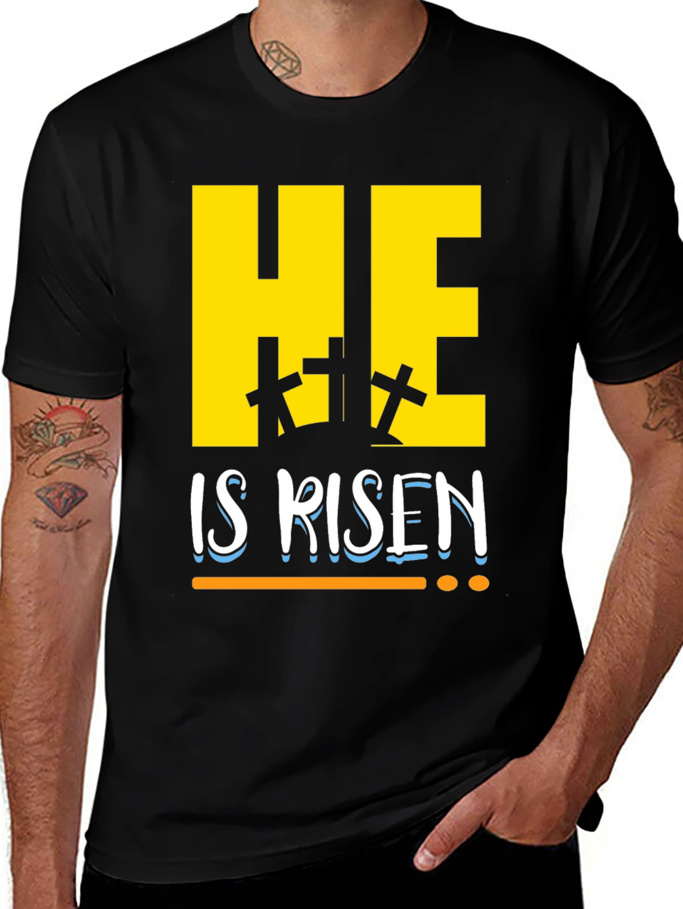 He Is Risen T-Shirt - Easter Holiday Tee