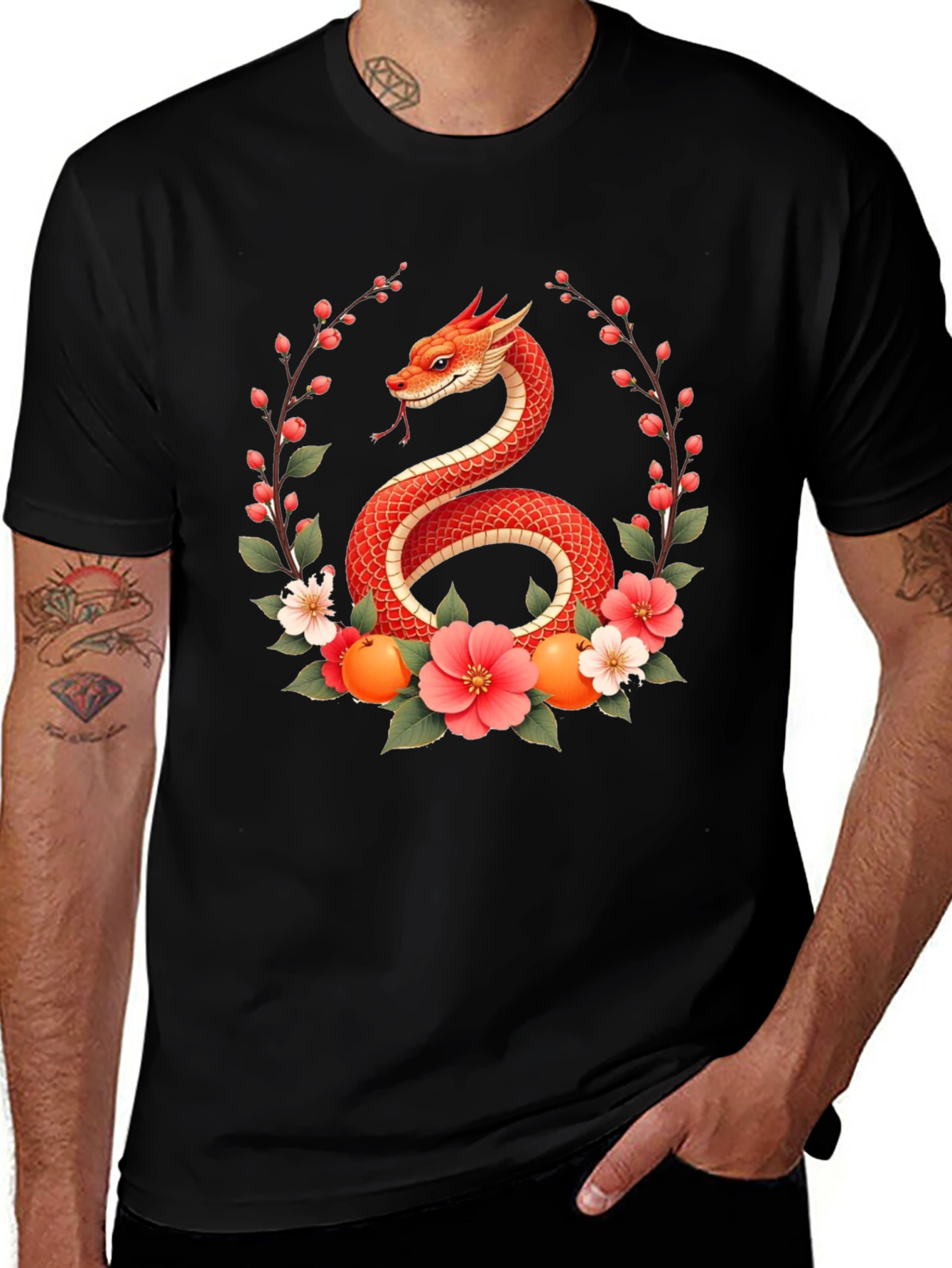 Variant 21 of Year of the Dragon Graphic T-Shirt