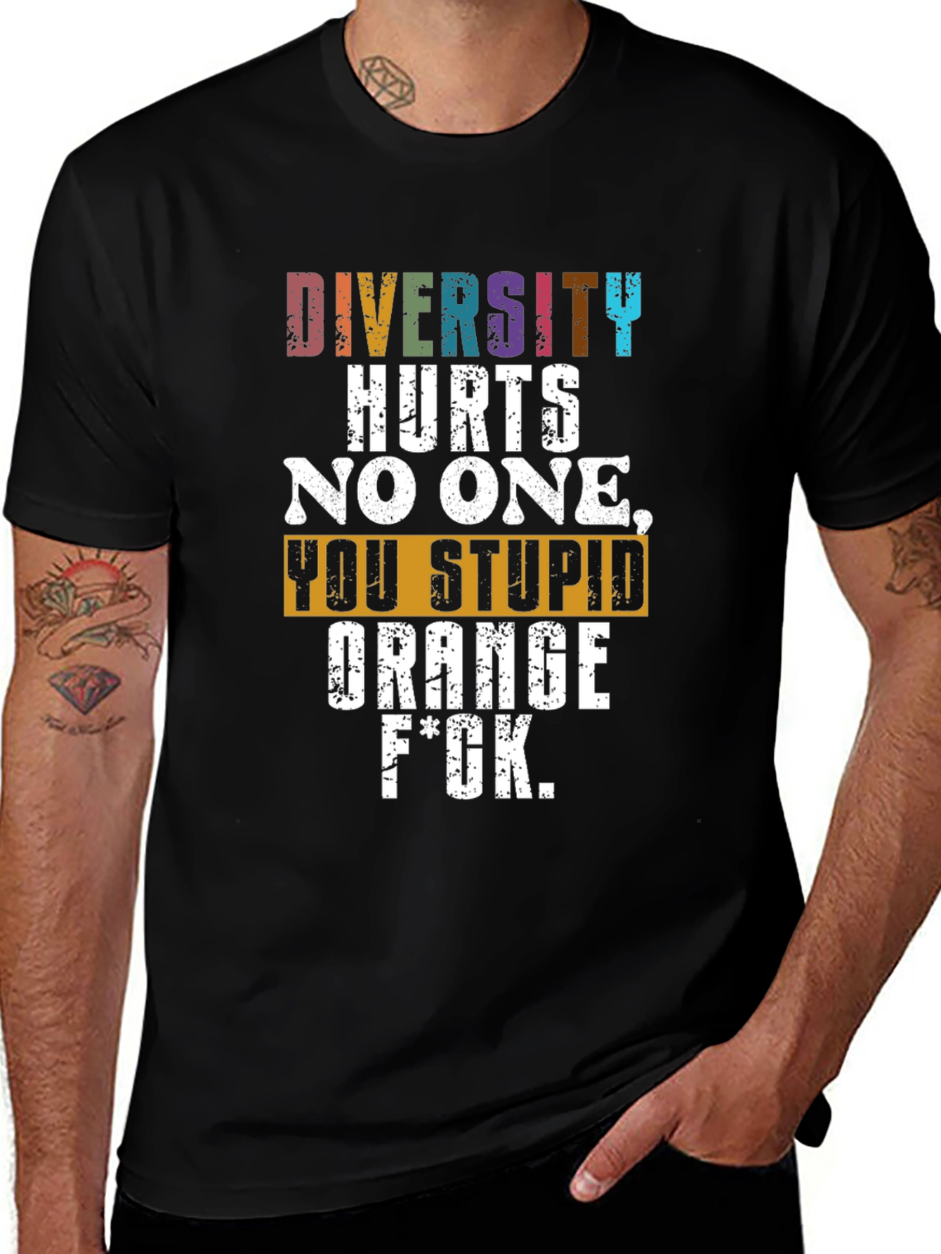 Variant 28 of Diversity Hurts No One Tee