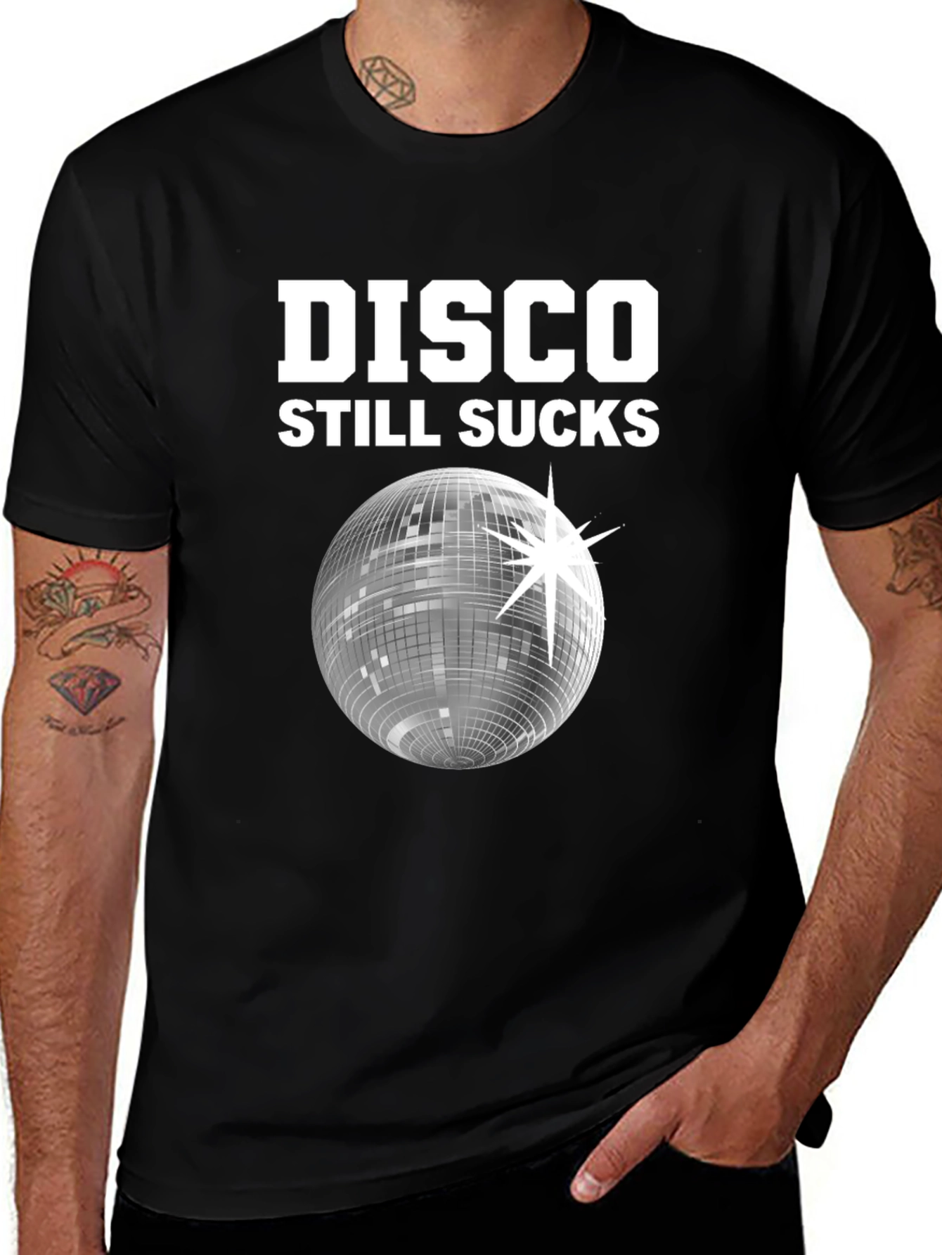 Variant 16 of Disco Still Sucks Graphic Tee