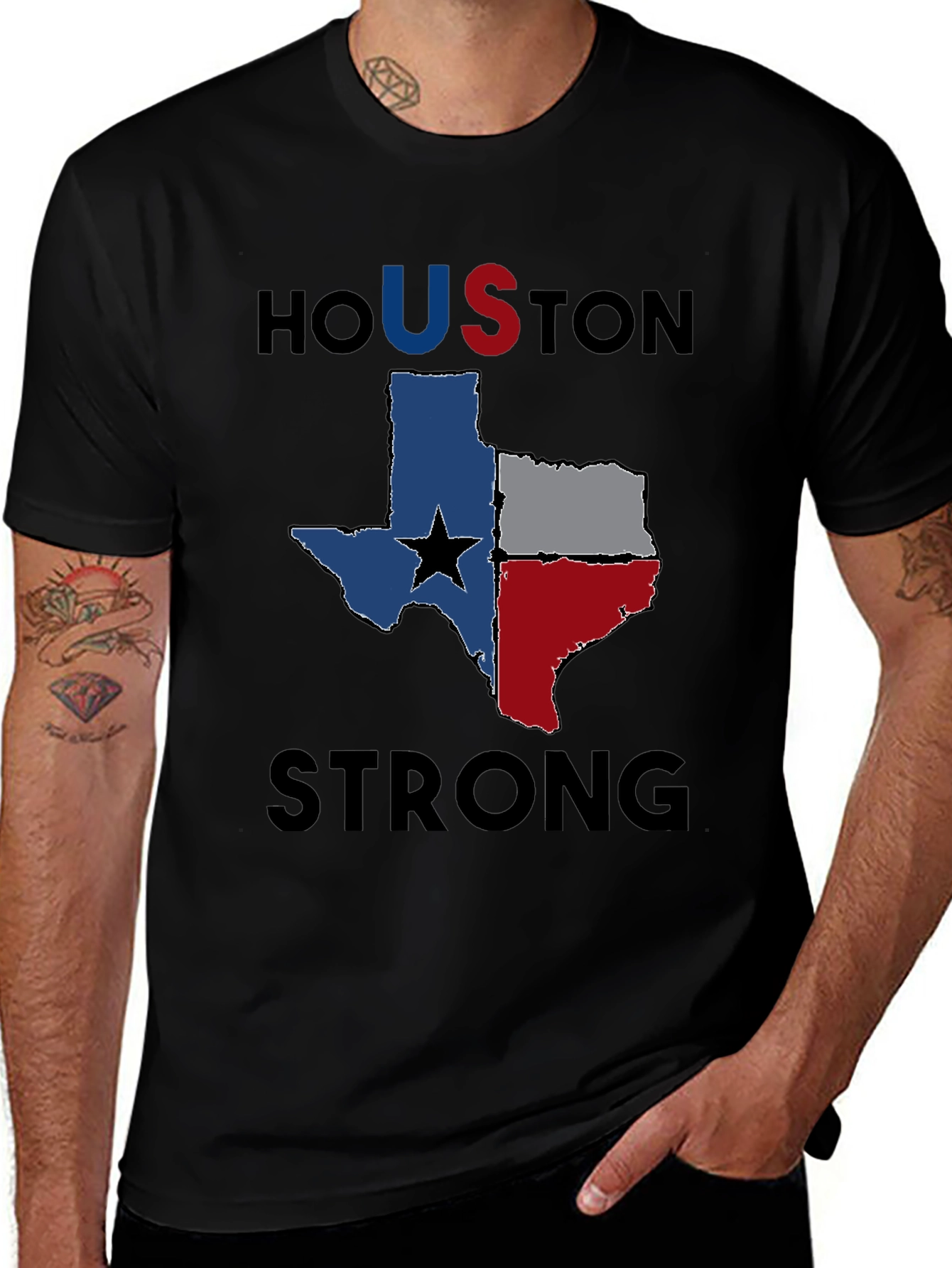 Houston Strong Texas Pride Graphic Tee